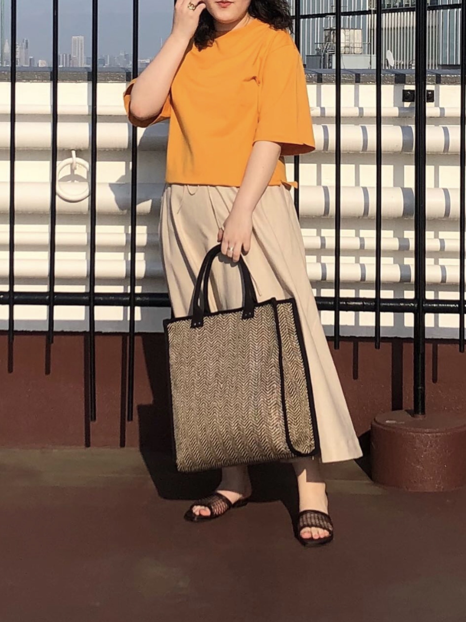 PUBLIC TOKYO ツリテンジク半袖Tシャツ PUBLIC TOKYO（パブリックトウキョウ）の「ツリテンジク半袖T