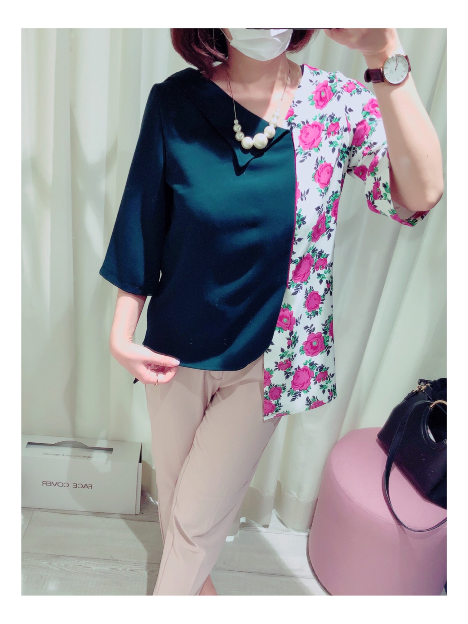 Ameri（アメリ）の「LUCY UNBALANCE TOP（シャツ/ブラウス）」 - WEAR