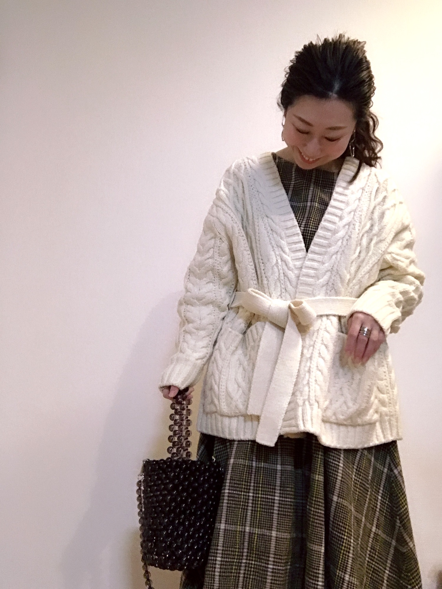 ユナイテッドアローズ UWSC ケーブル ショールカーディガン UNITED ARROWS（ユナイテッドアローズ）の「UWSC ケーブル ショール