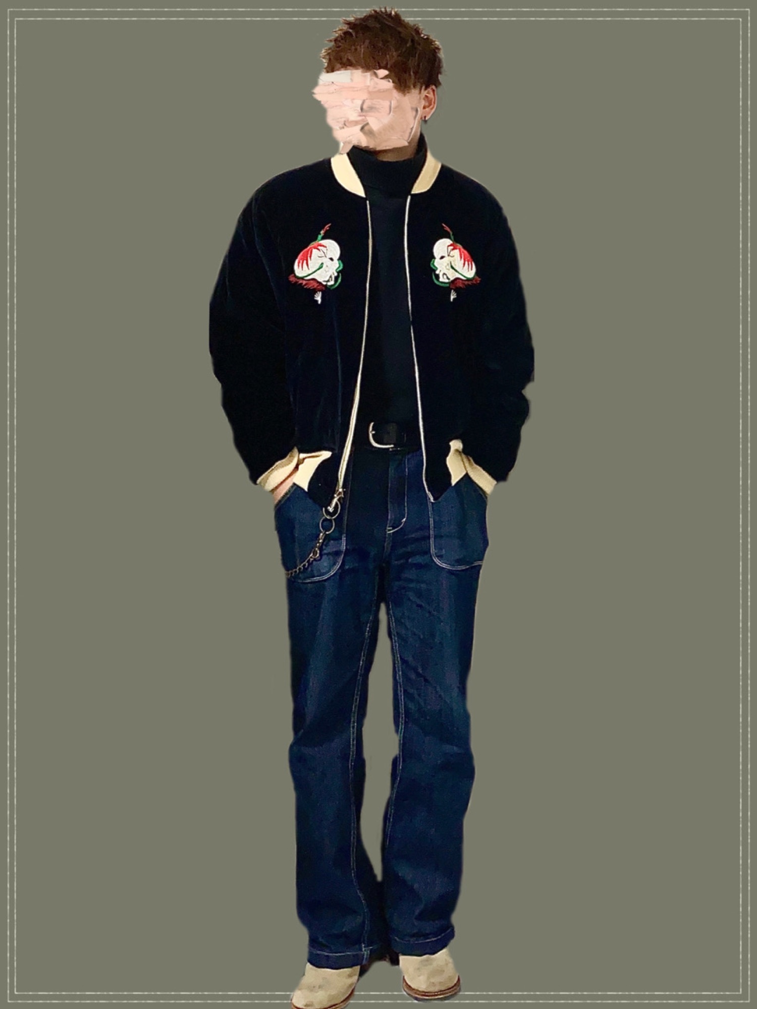 Dry Bonesのスカジャンを使った人気ファッションコーディネート - WEAR