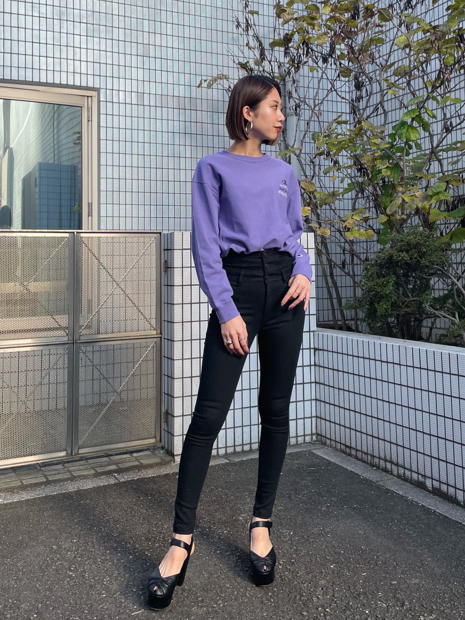 【専用】EMODA セットアップ Emoda セットアップ リボンギャザートップ ハングポケット