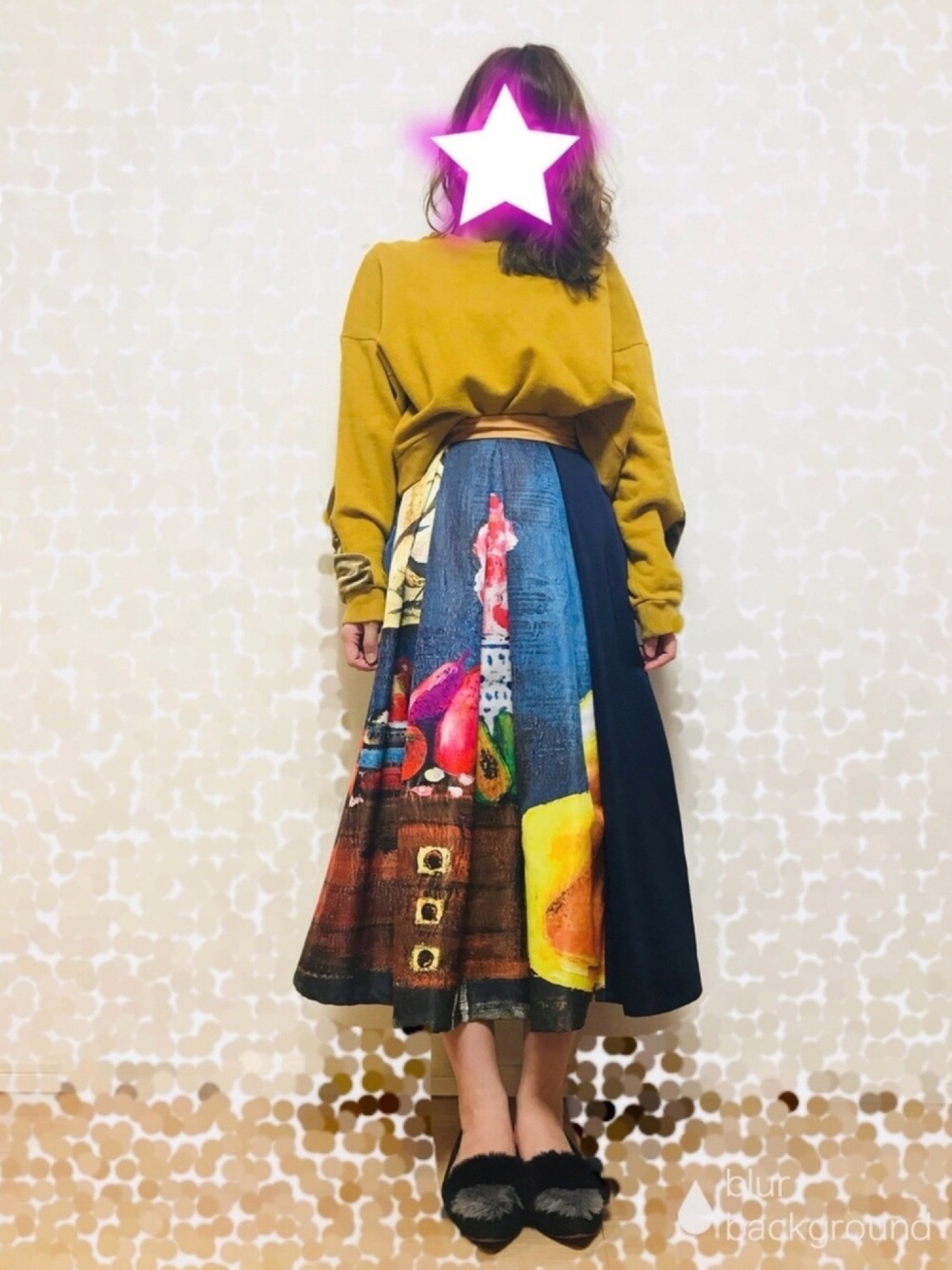 Ameri Vintage PATTY FLARE SKIRT - ロングスカート