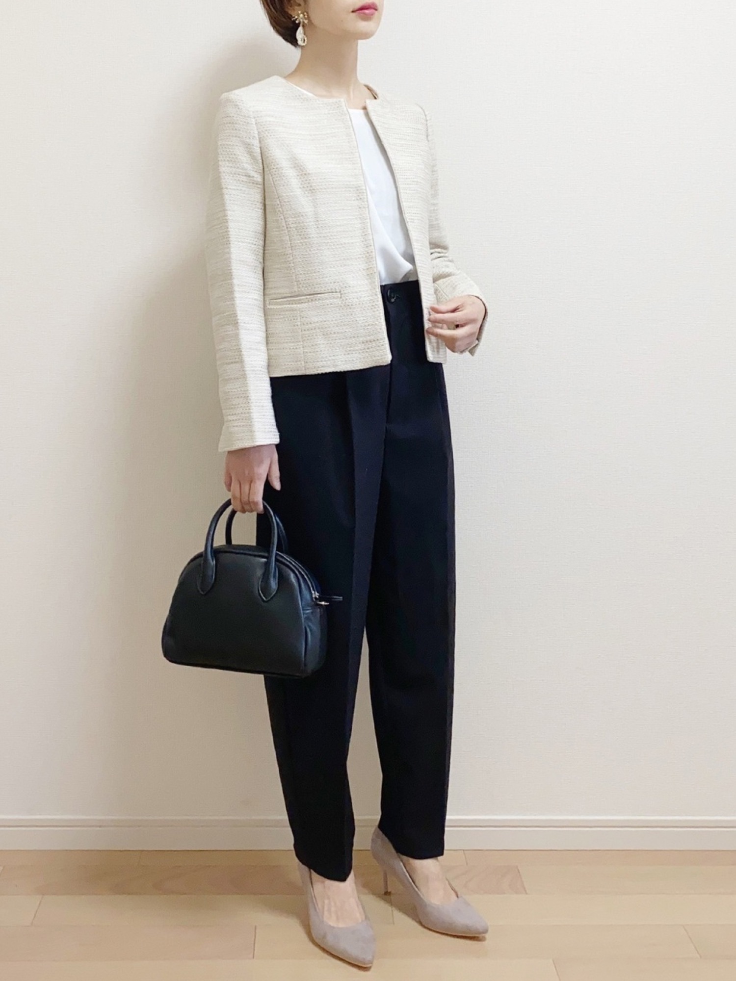 OPAQUE.CLIP（オペークドットクリップ）の「◇CARREMANツイード