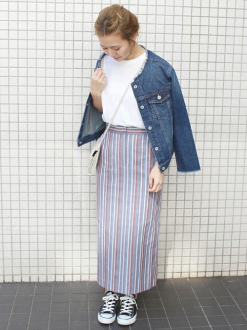 SLOBE IENA（スローブイエナ）の「ノーカラーGジャン◇（デニム