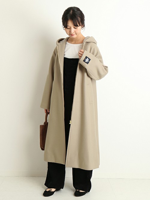 SLOBE IENA（スローブイエナ）の「HAMILTONフードロングコート