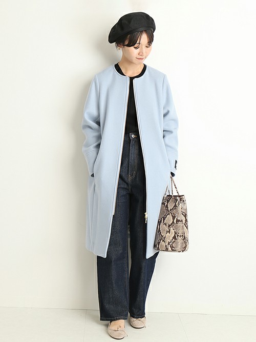 SLOBE IENA（スローブイエナ）の「HAMILTONノーカラージップコート