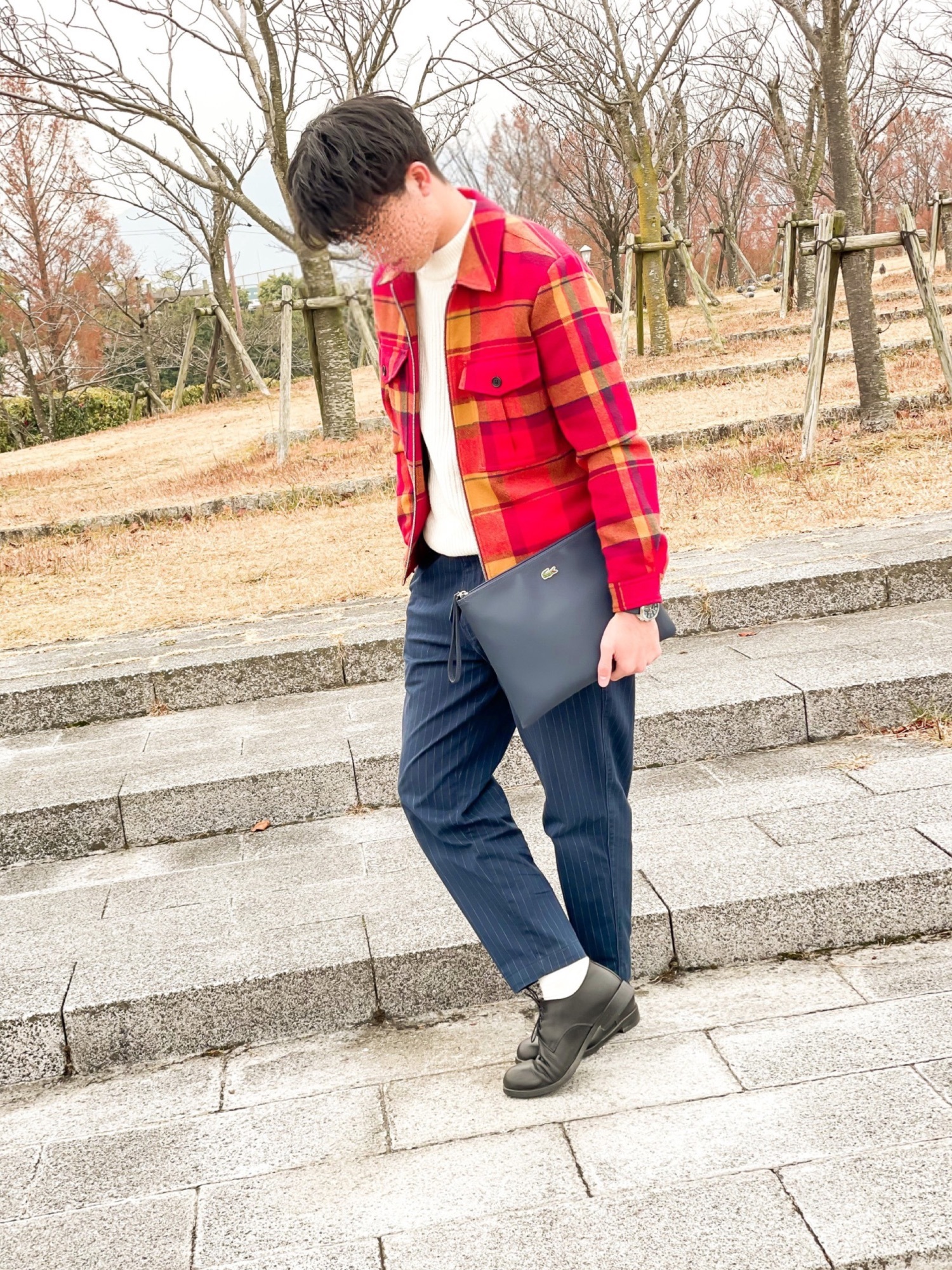 Paul Smith（ポールスミス）の「BLANKET CHECK ZIP UP BLOUSON