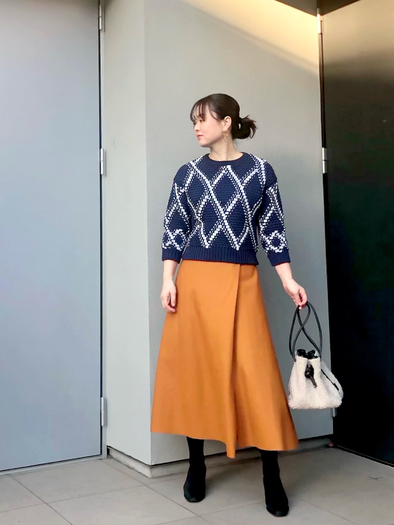 IENA（イエナ）の「ハード圧縮 フレアスカート◇（スカート