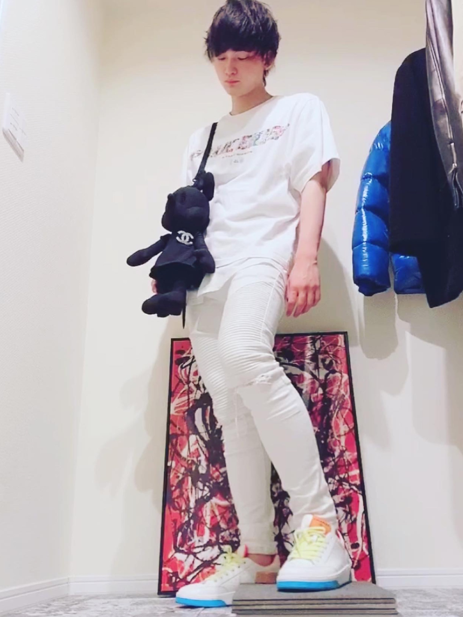 CHANELのスニーカーを使ったメンズ人気ファッション