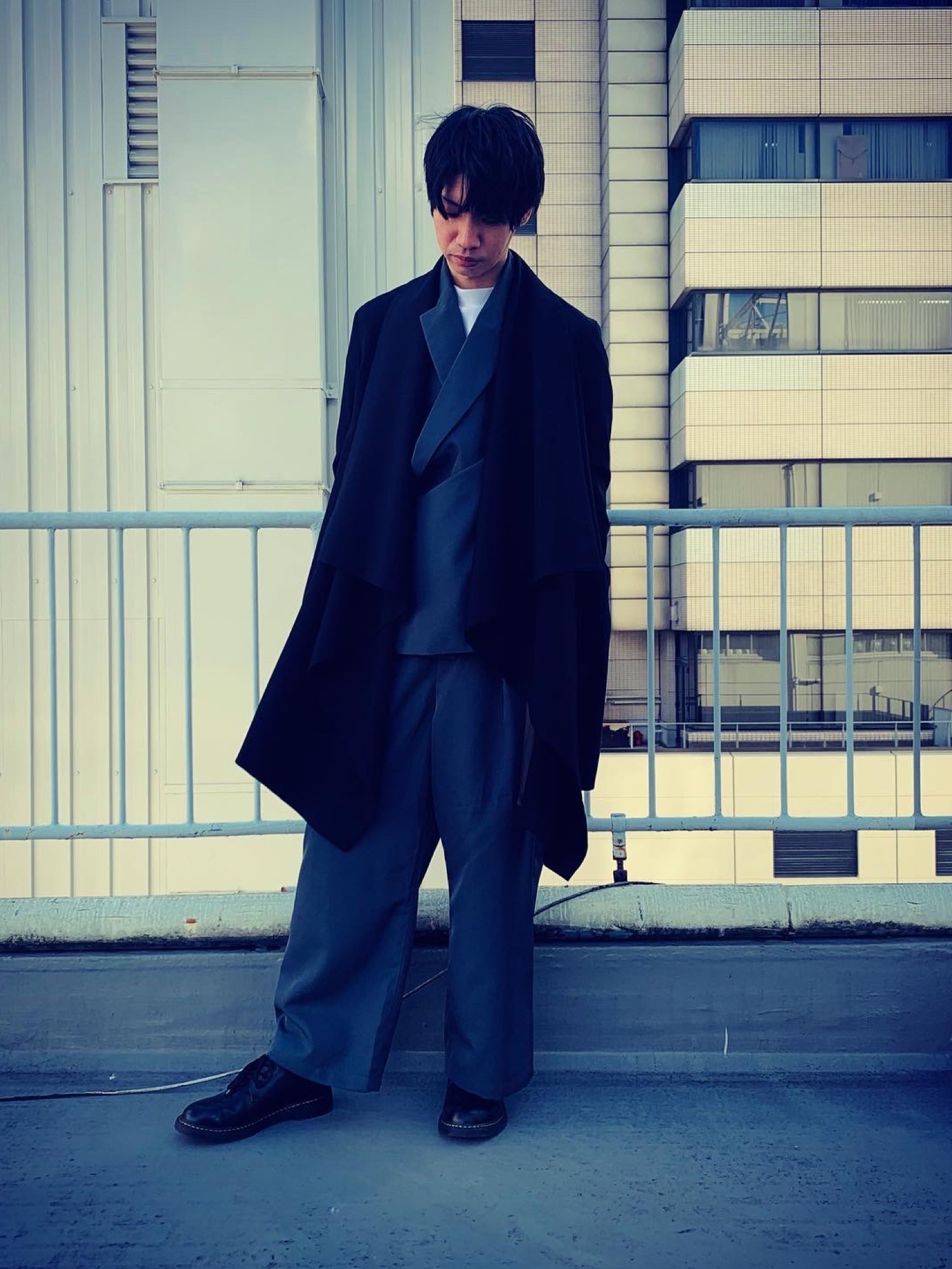 NO ID.（ノーアイディ）の「mcg2283-TRストレッチドレープショール