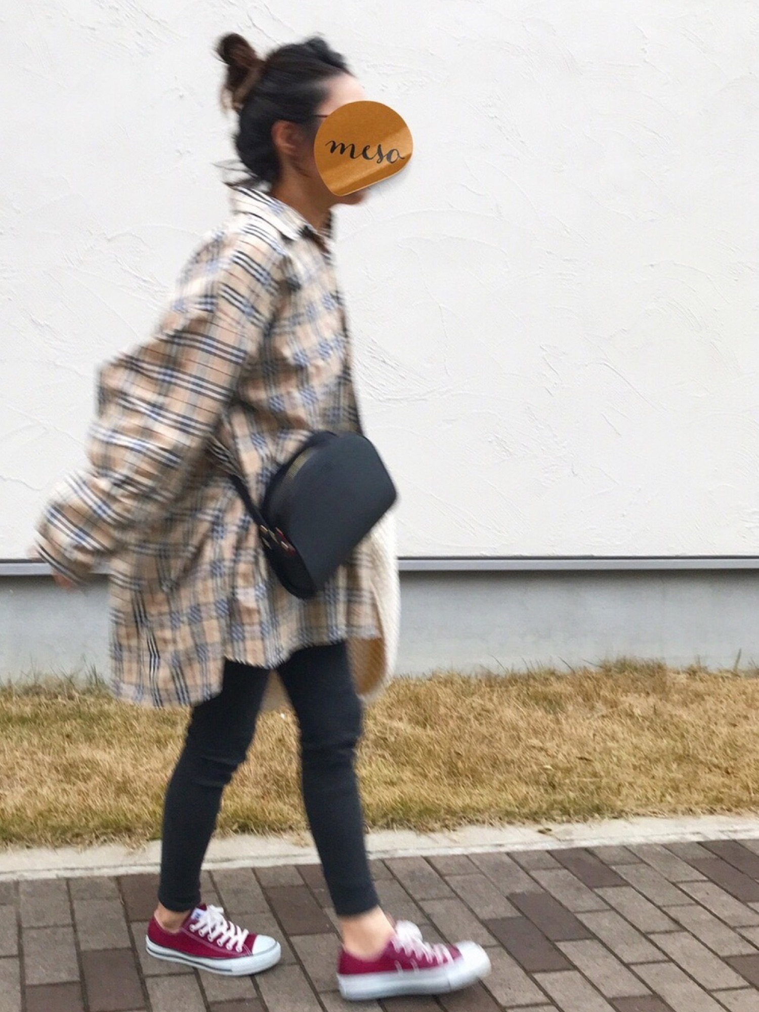 シャツワンピースを使った「バーバリーチェック」の人気ファッション