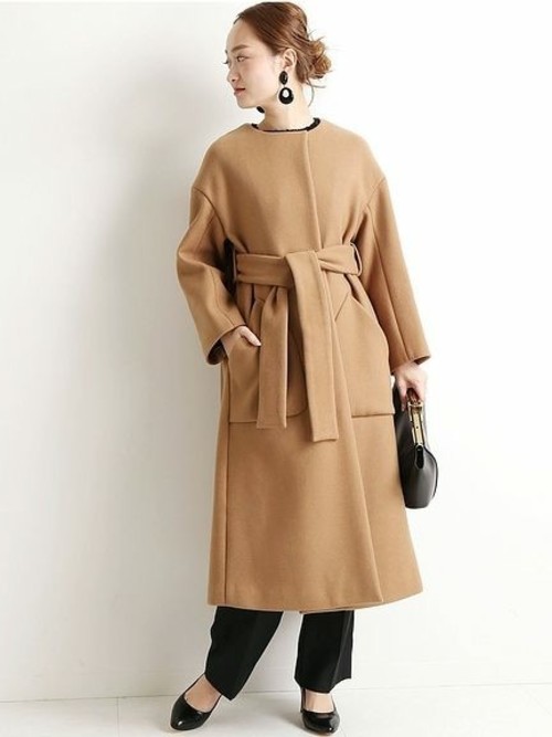 ヴェルメイユパーイエナ Super100s メルトン テントラインコート　38 VERMEIL par iena（ヴェルメイユパーイエナ）の「Super 100s メルトン