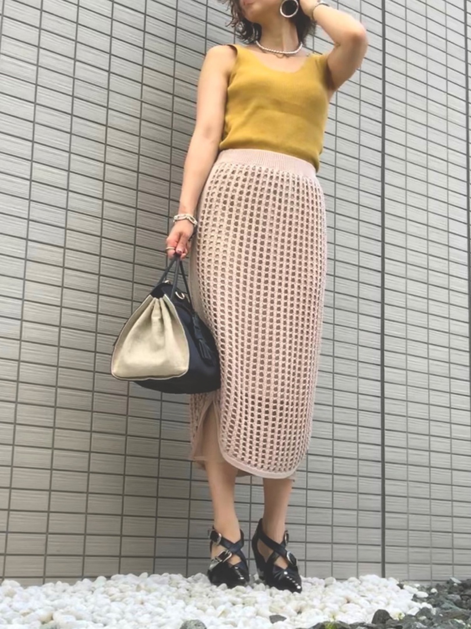 MEDI LEGGINGS SET KNIT SKIRTを使った人気ファッションコーディネート  