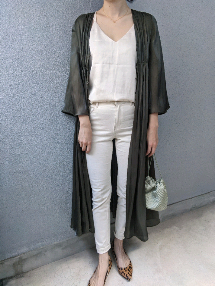 Ameri（アメリ）の「MEDI GATHER NEGLIGEE DRESS（ワンピース