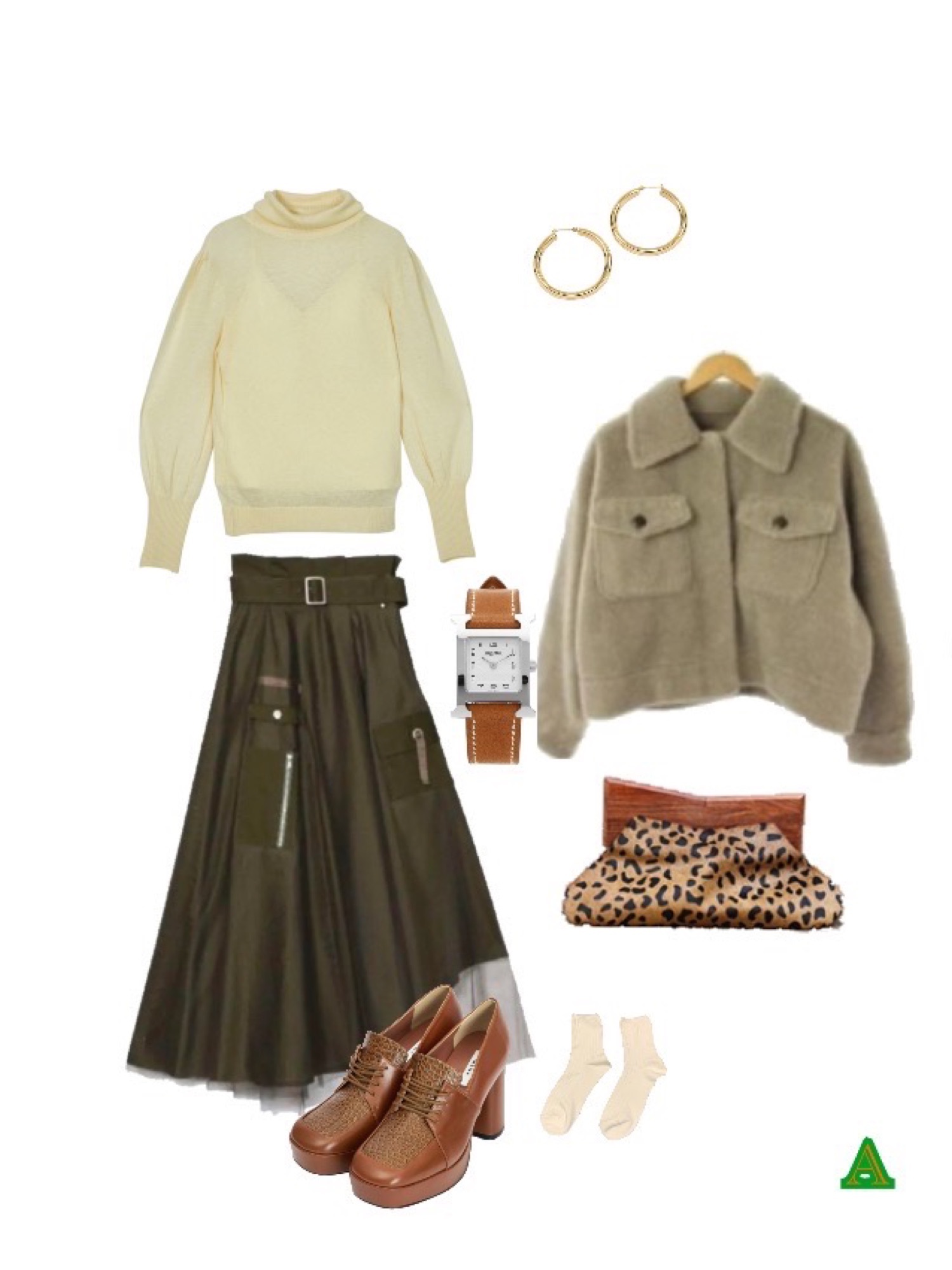 Ameri（アメリ）の「MILITARY ASYMMETRY SKIRT（スカート）」 - WEAR