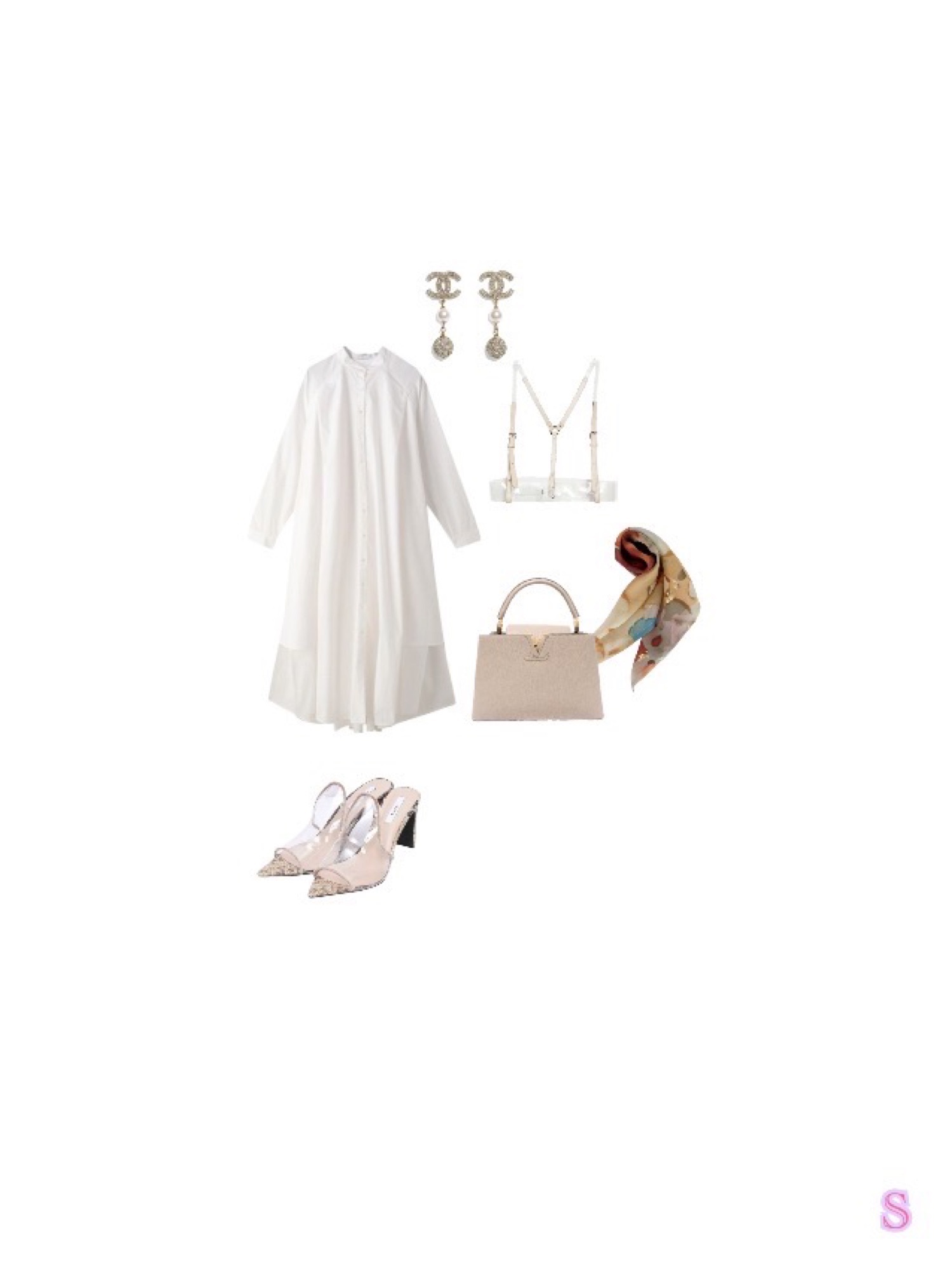 ETRE TOKYO（エトレトウキョウ）の「デザインタックシャツワンピース