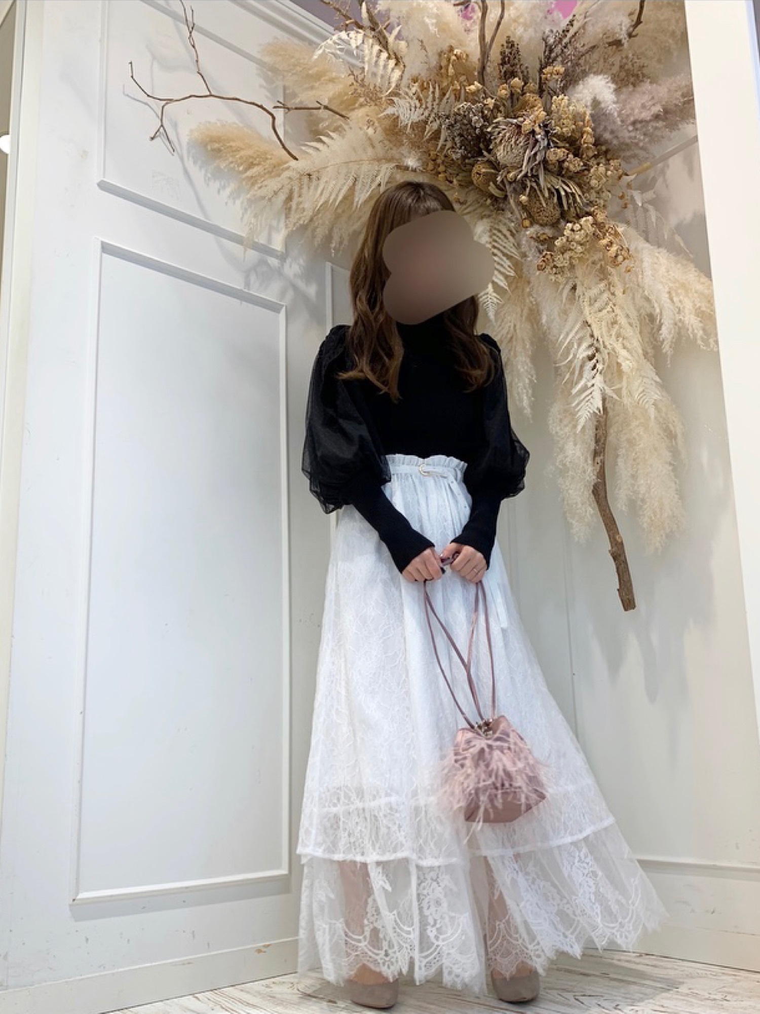 la belle Etude - Belle vintage Vintage調チュールレースタートル Belle vintage Vintage調チュールレースタートル