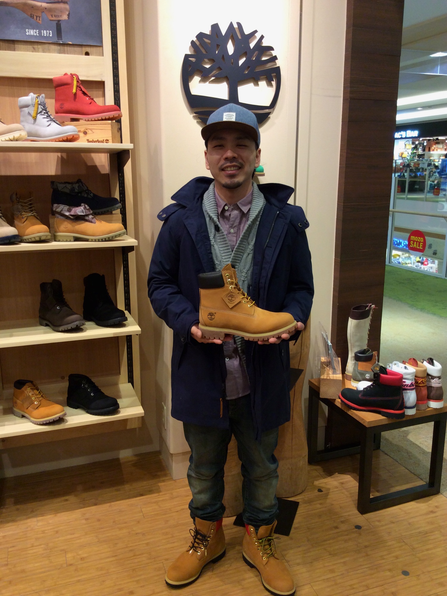 Timberlandのカーディガン/ボレロ（グレー系）を使った人気 