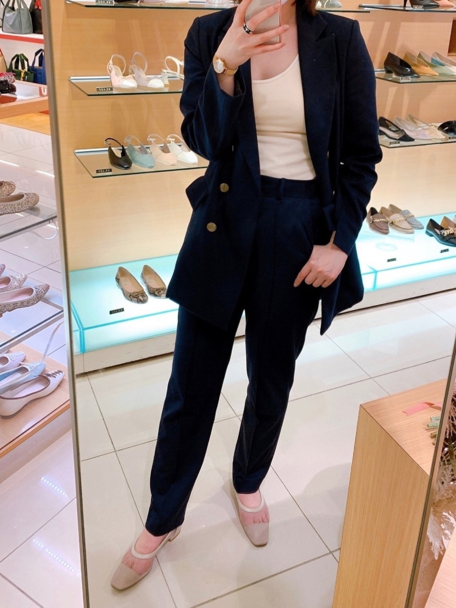 Ameri（アメリ）の「MANNISH TAPERED PANTS（その他パンツ）」 - WEAR