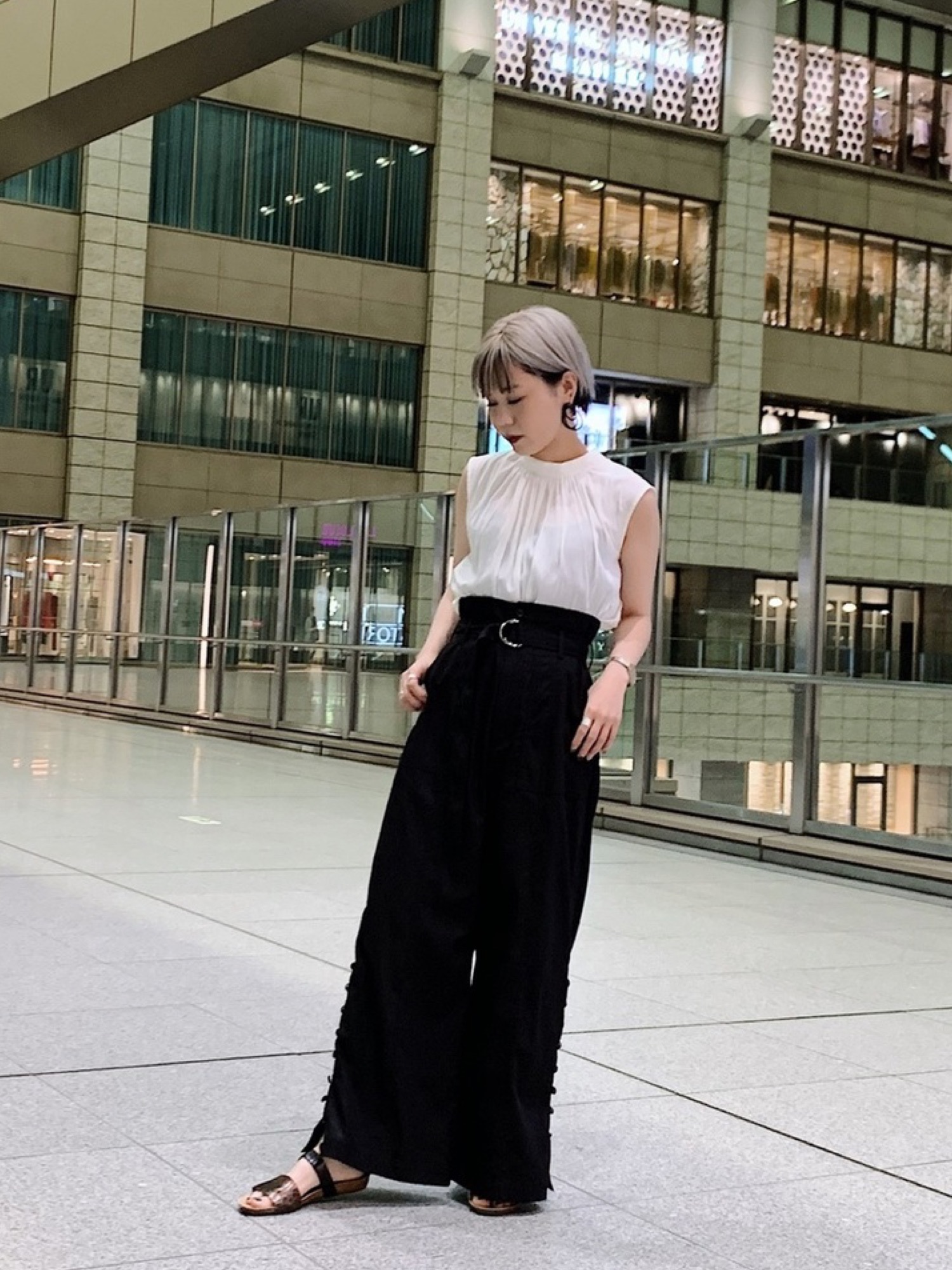 PUBLIC TOKYO（パブリックトウキョウ）の「ギャザーノースリーブ 
