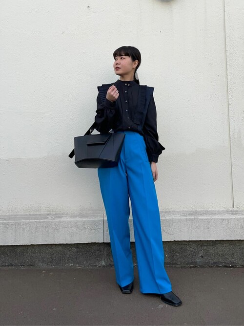 リードプリーツブラウスを使った人気ファッションコーディネート - WEAR
