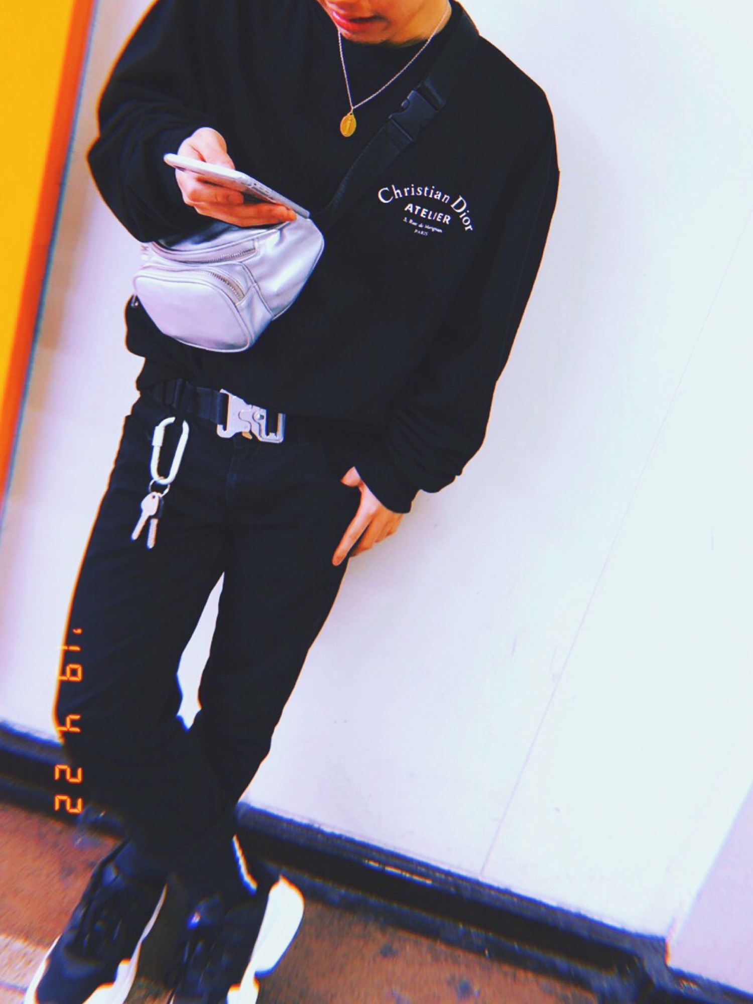 Christian Diorのスウェットを使ったメンズ人気ファッション