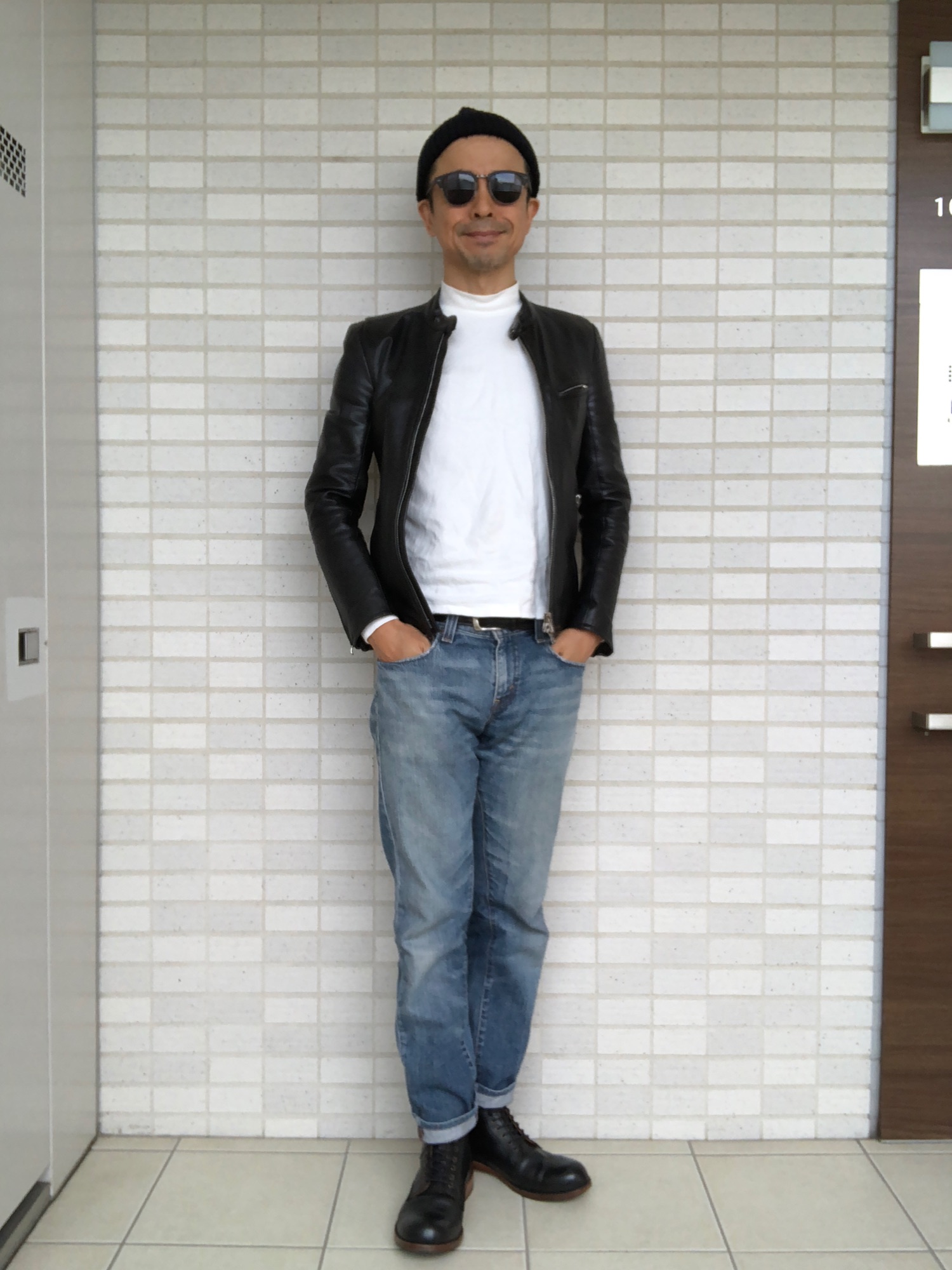 ☆09AW 美品 LITHIUM HOMME シングル レザー ライダース 46 Paul