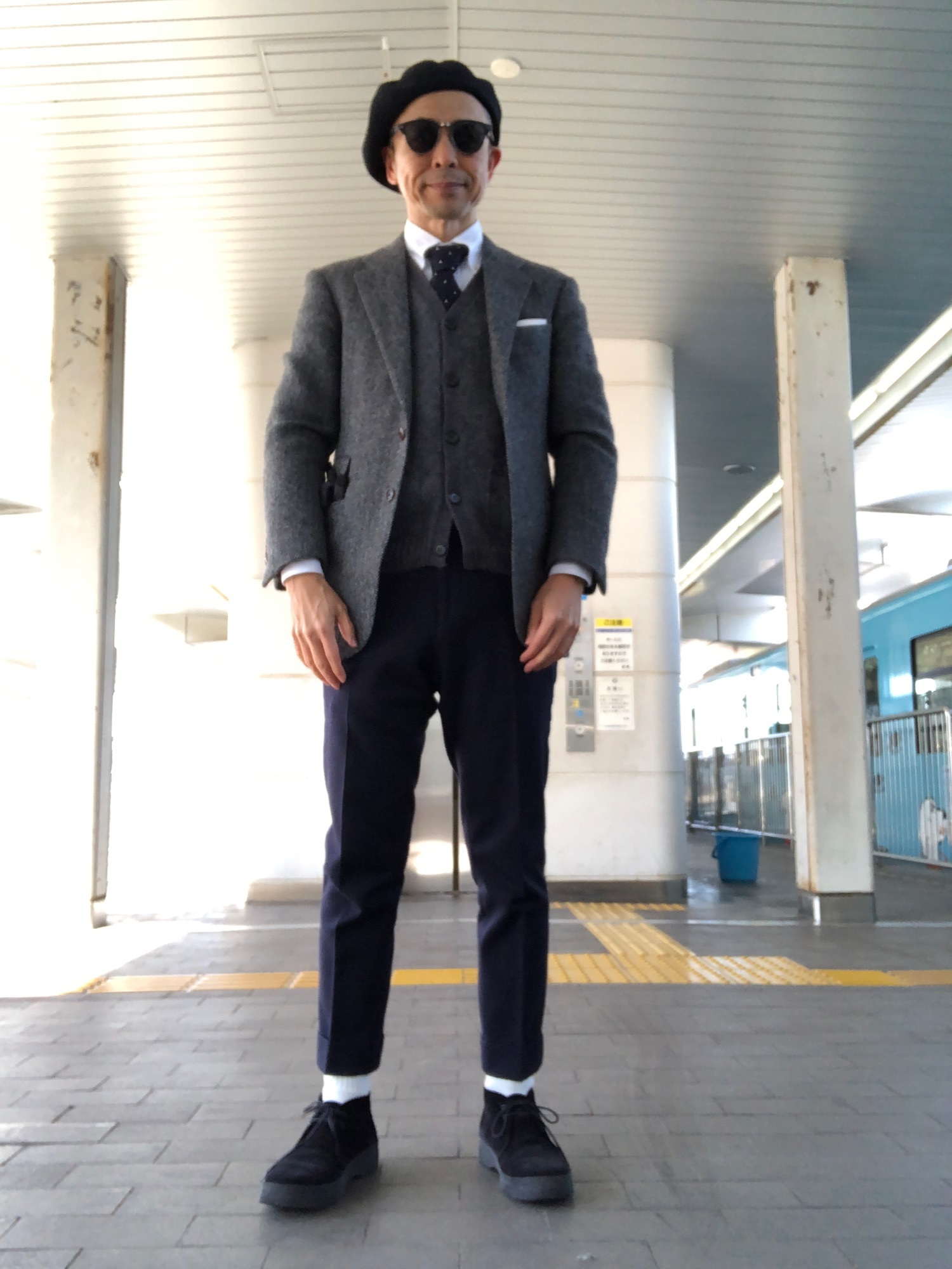 SHIPS ブレザーとunited arrows districtパンツセット（ディストリクト 