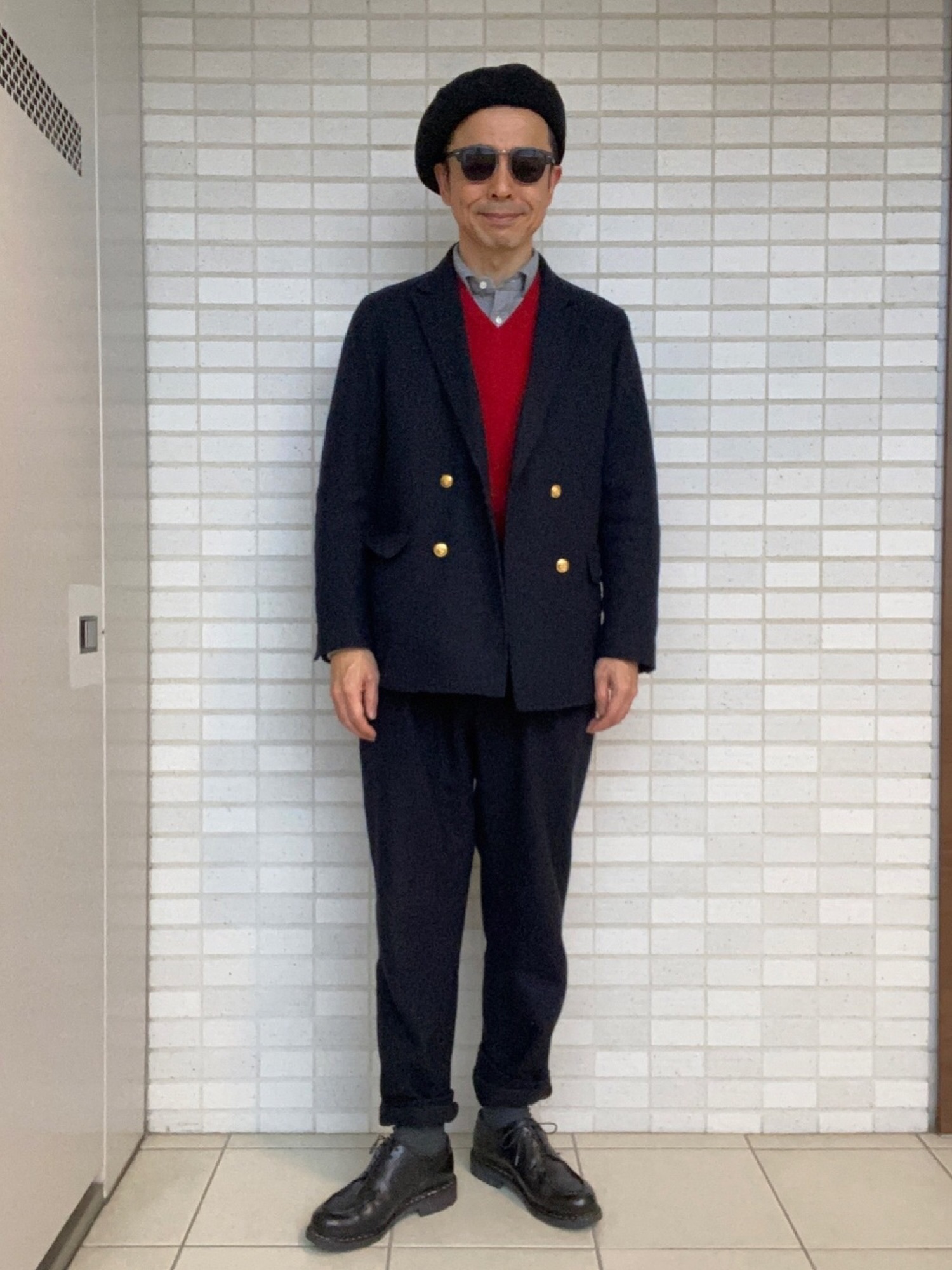 BEAMSPLUS コンバットウール4ボタン ダブルブレステッドジャケット BEAMS PLUS / 4ボタン ダブルブレステッド ブレザー Spring