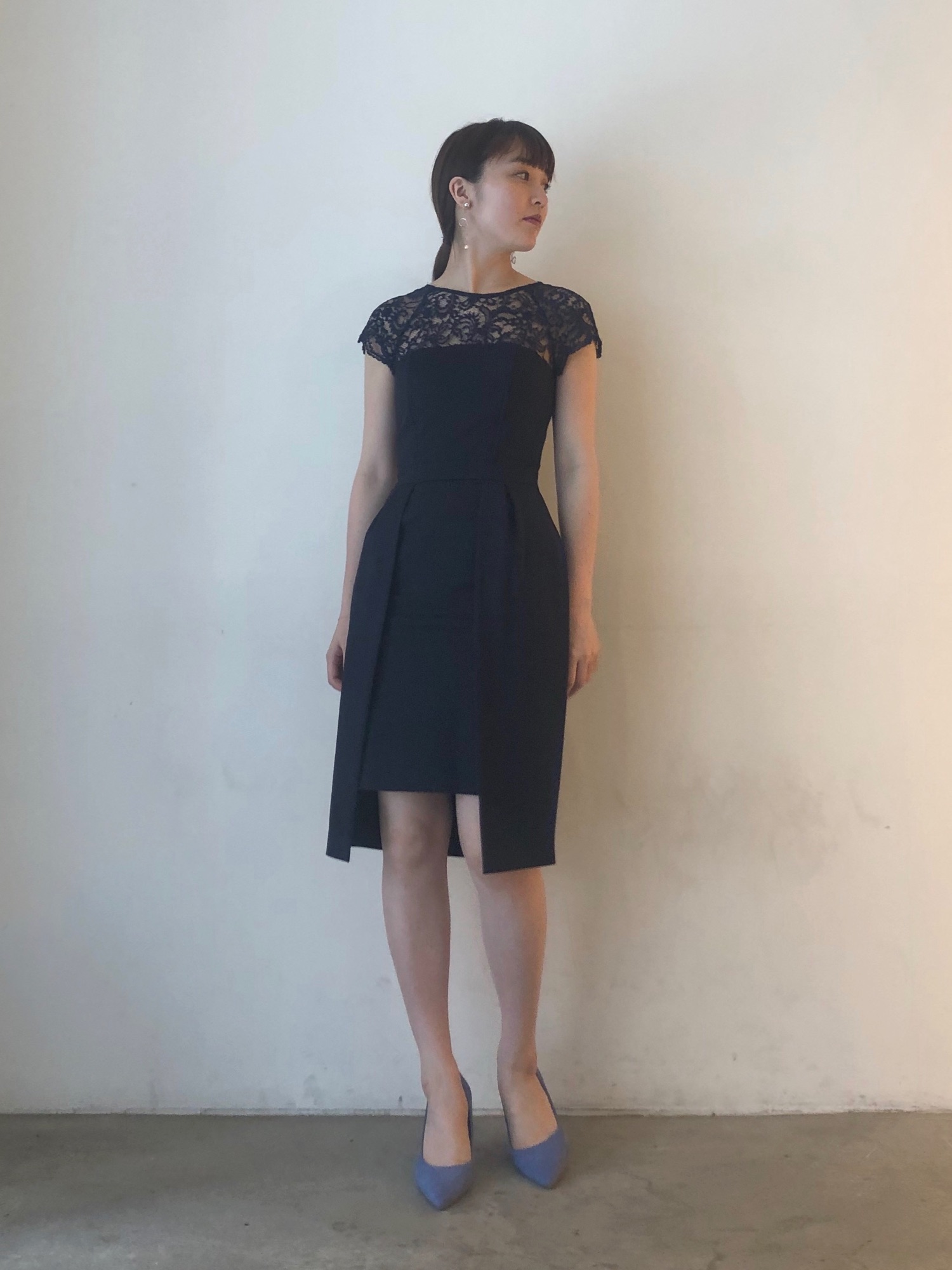 コメントで3222円です ラグナムーン gapレングススカラップワンピース LAGUNAMOON（ラグナムーン）の「LADY Gapレングススカラップ