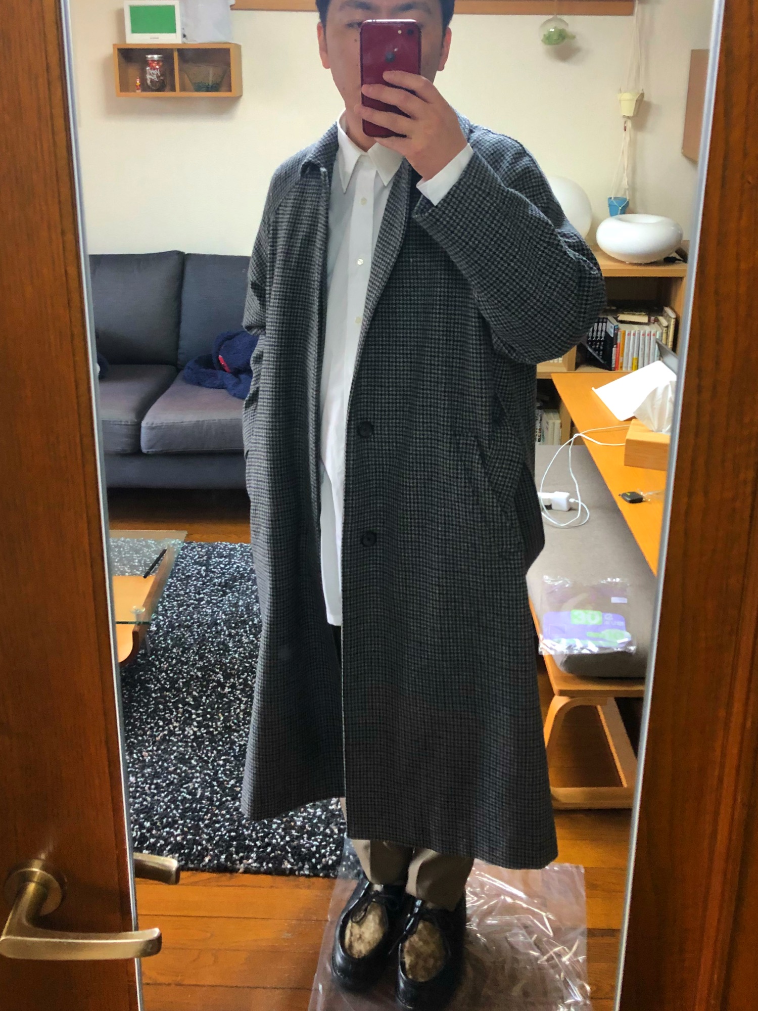 MACKINTOSH PHILOSOPHYのステンカラーコート（グレー系）を使った人気