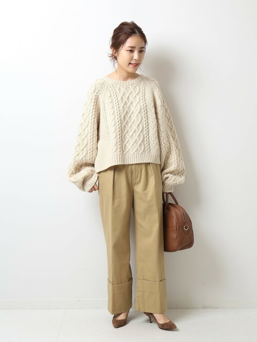 【YURIE A.× Spick & Span】ケーブルドーマンプルオーバー◆ Spick & Span（スピックアンドスパン）の「【YURIE A.× Spick & Span