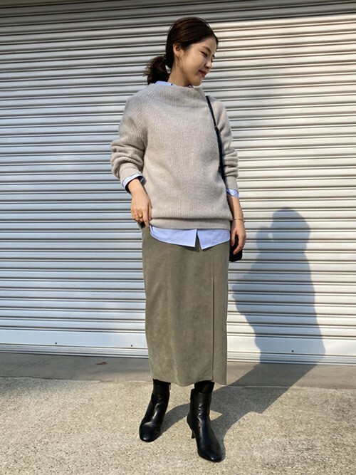 Spick and Span  新品★FURMIX畦ボトルネックプルオーバー★ Spick & Span（スピックアンドスパン）の「FURMIXアゼボトルネックプル