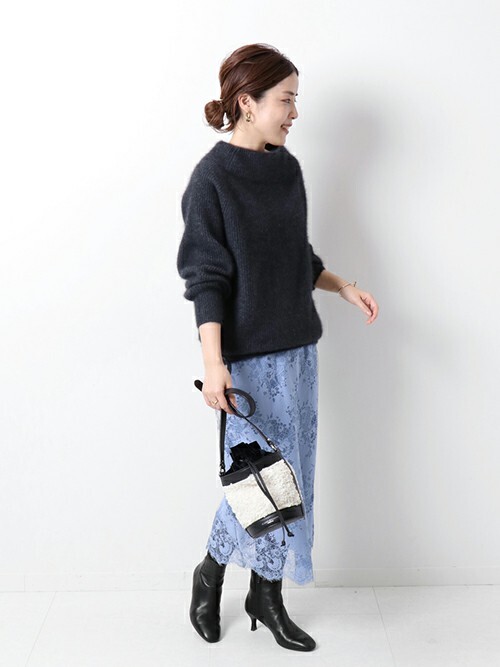 Spick & Span（スピックアンドスパン）の「FURMIXアゼボトルネックプル