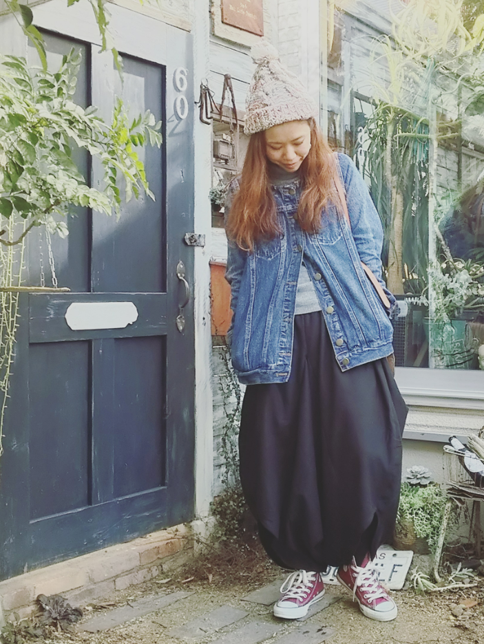 antiqua（アンティカ）の「デザインサルエルパンツ（その他