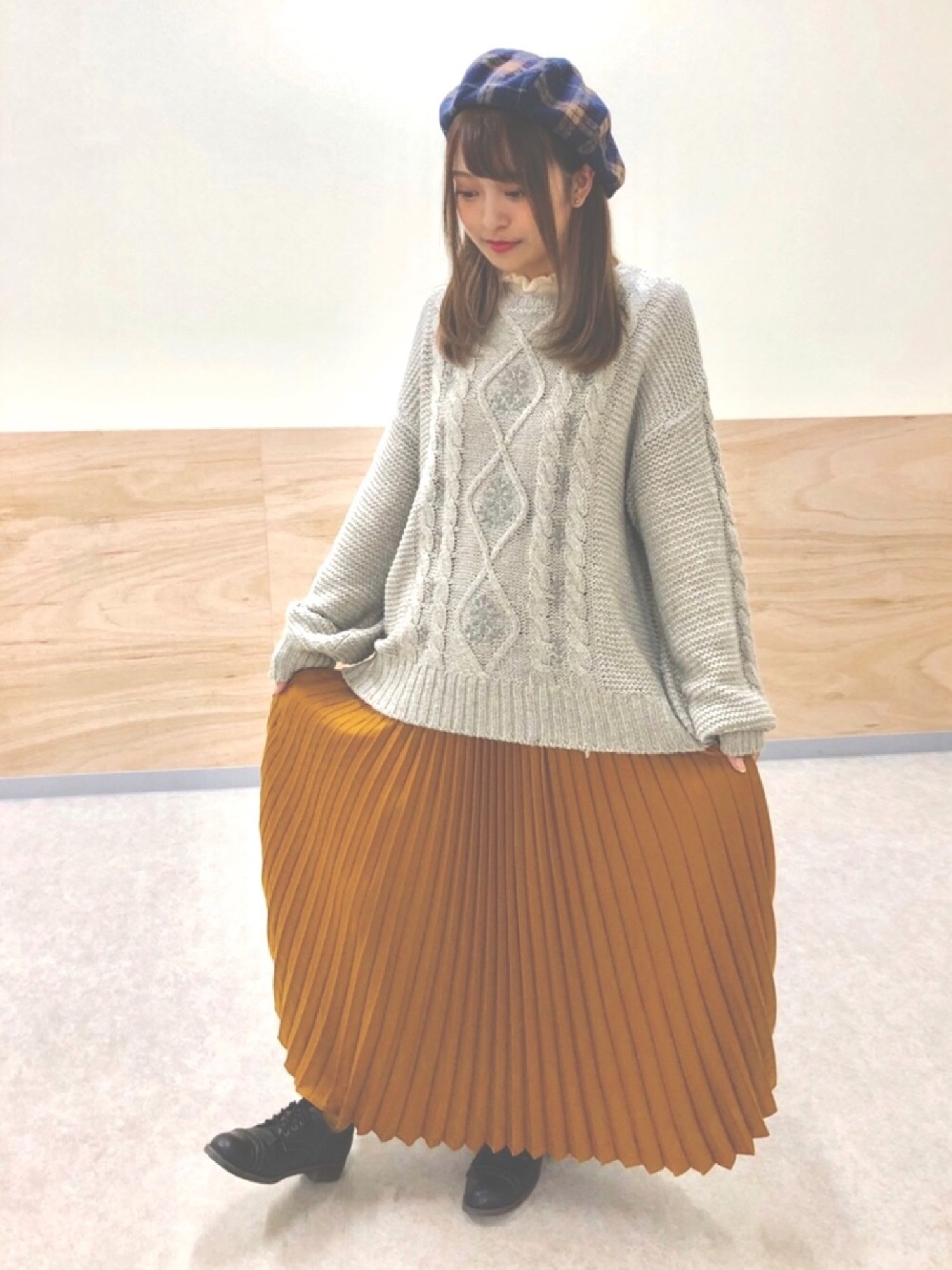 SM2 - SM2 　麻混アラン柄刺繍プルオーバー　新品　サマンサモスモス Samansa Mos2（サマンサ モスモス）の「麻混アラン柄刺繍プル