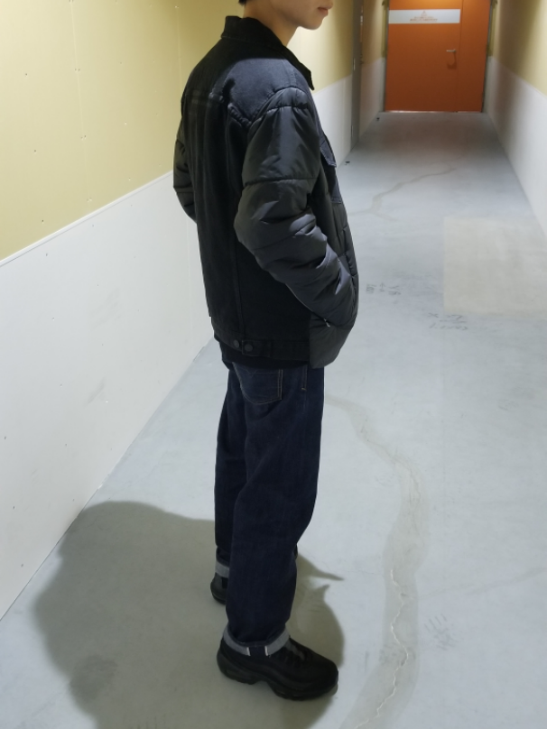 DIESEL（ディーゼル）の「メンズ ウィンタージャケット デニム切り替え