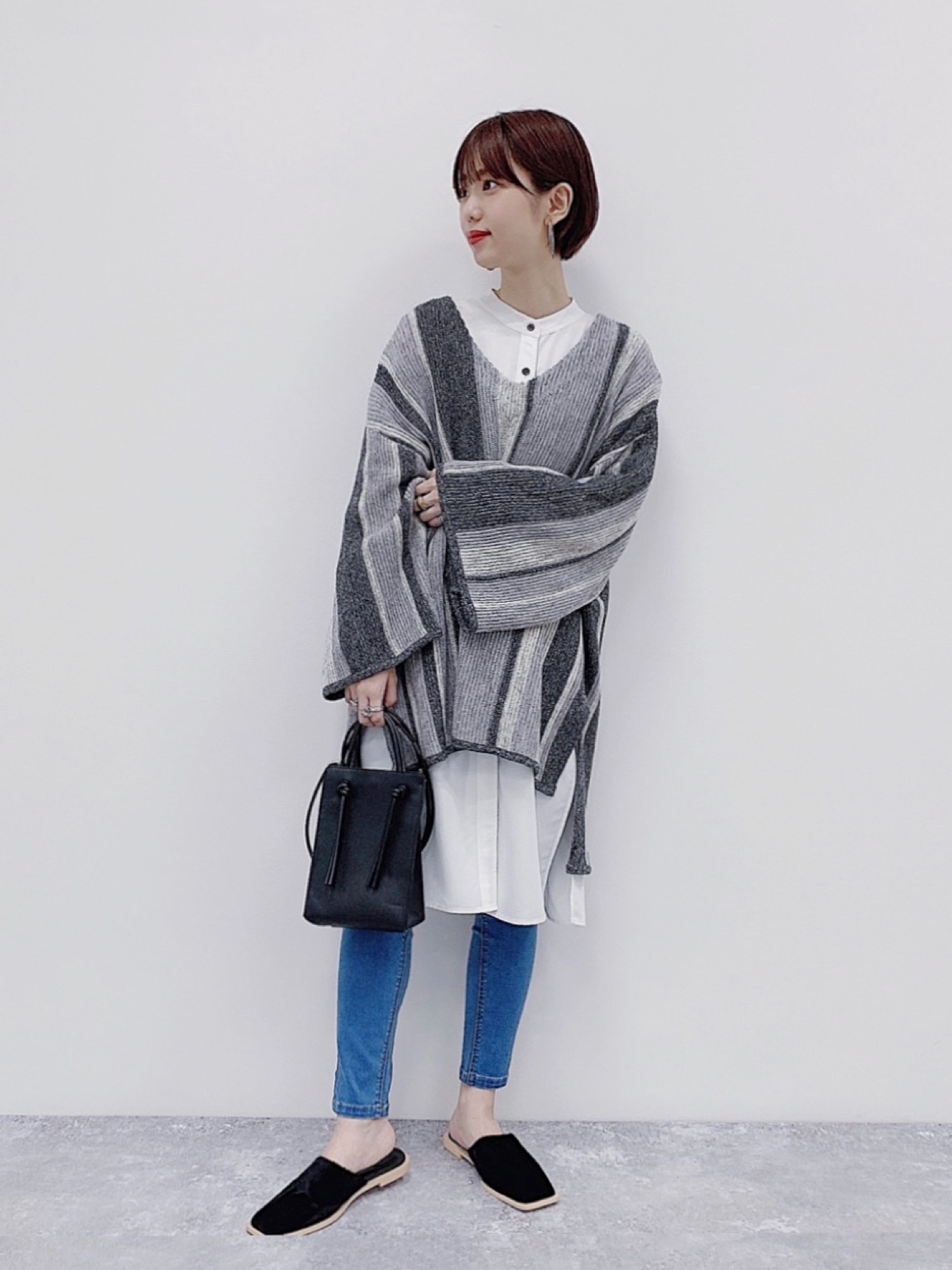 ジーナシス
ボアB-3 JEANASIS（ジーナシス）の「フロントZIPダメージチュニックプル