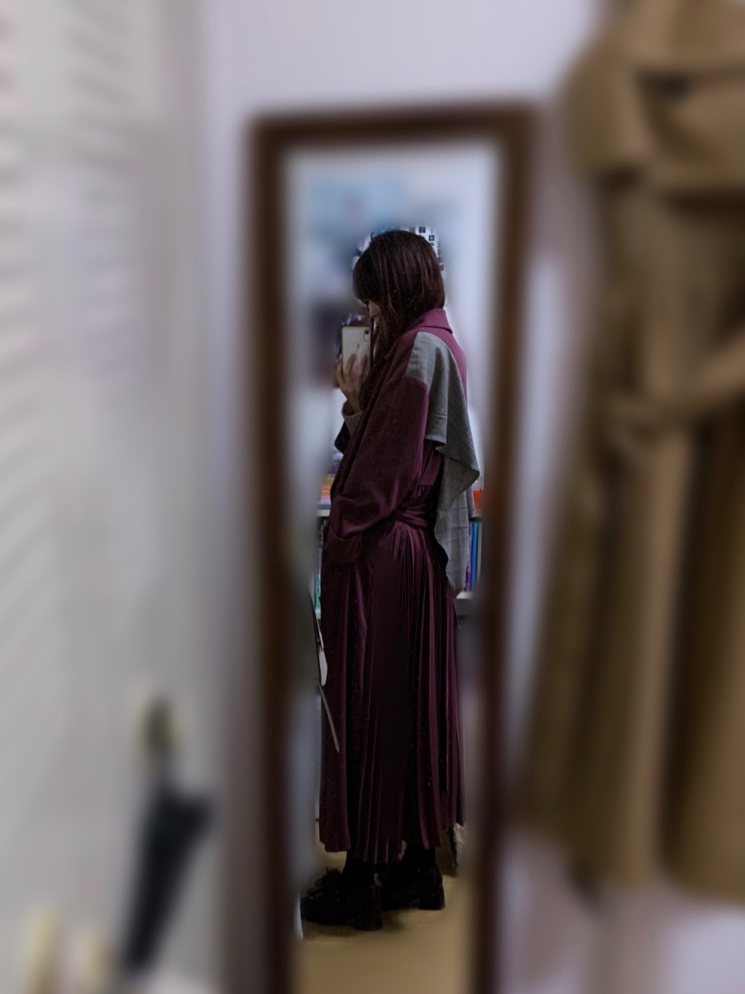 MURUAワインレッドデニムジャケット MURUAワインレッドデニムジャケット MURUAのジャケット/アウターを使っ