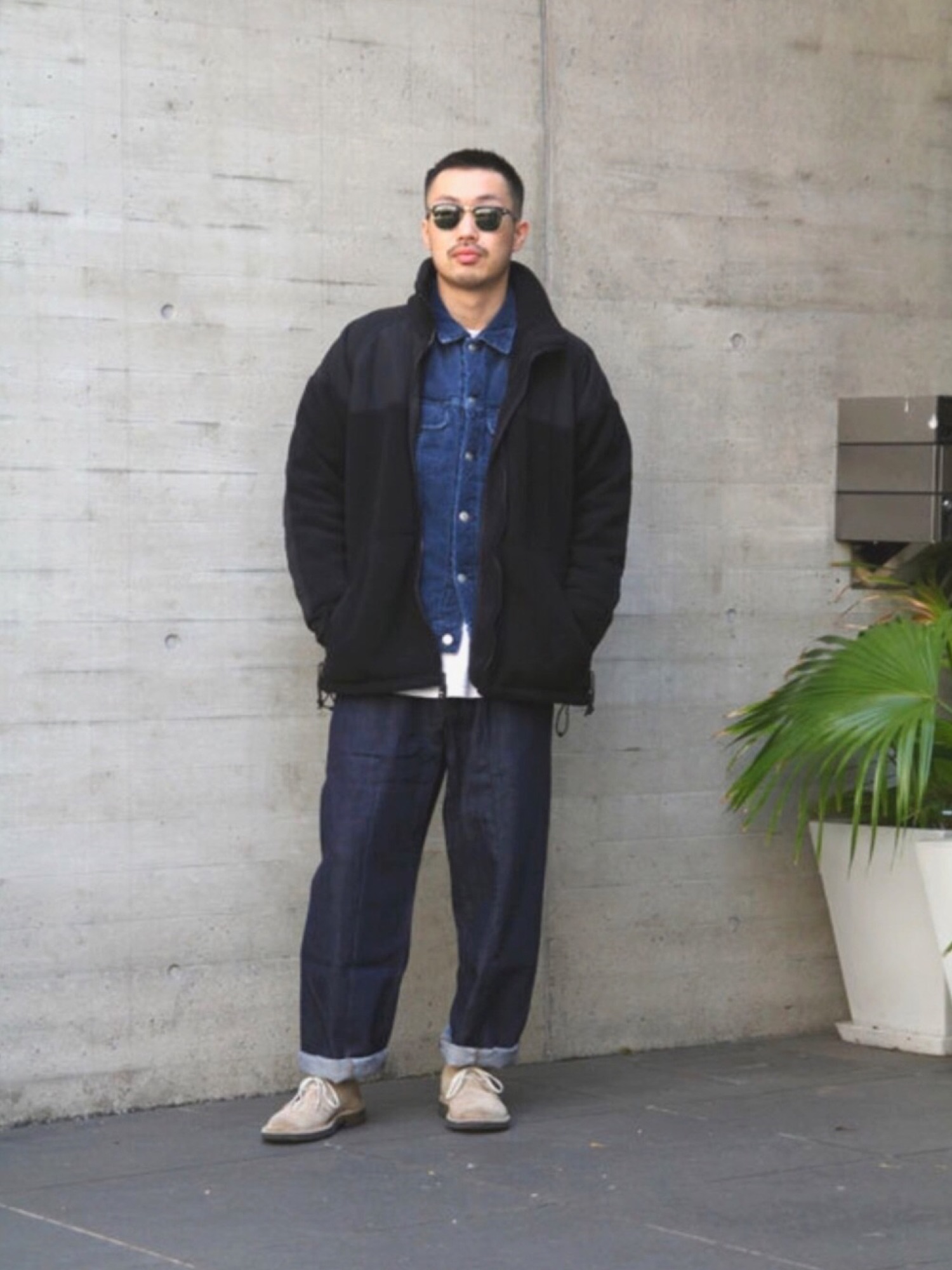 NYUZELESS（ニューズレス）の「NYUZELESS CORDUROY RIDER DOWN JACKET 