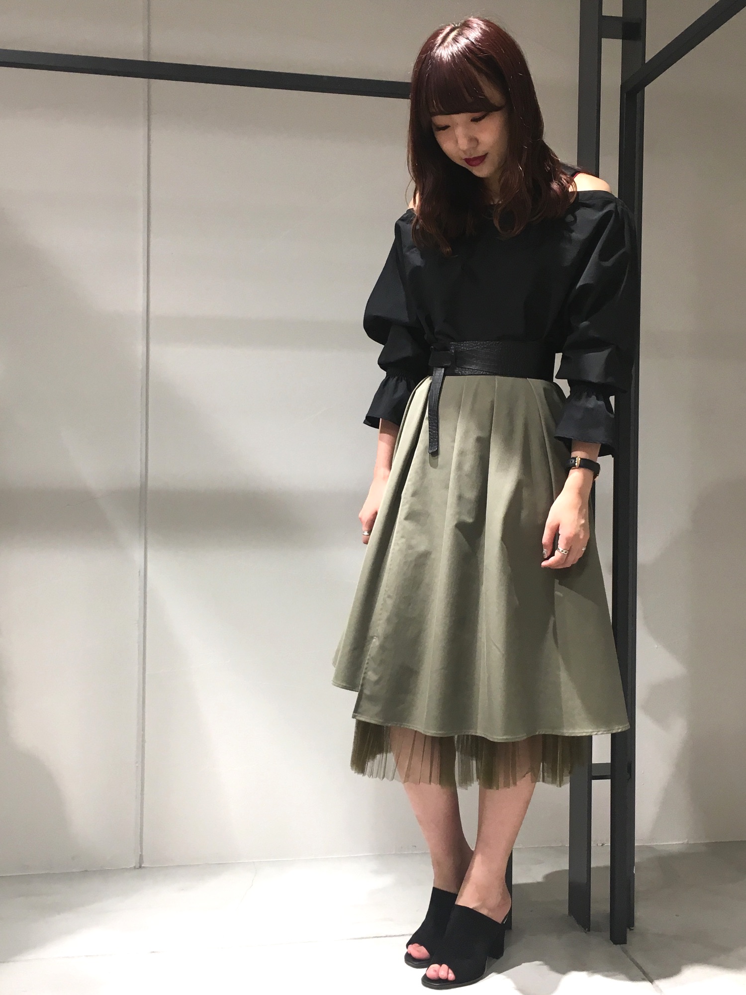 united tokyo リバーシブルチュールプリーツスカート UNITED TOKYO（ユナイテッドトウキョウ）の「リバーシブル
