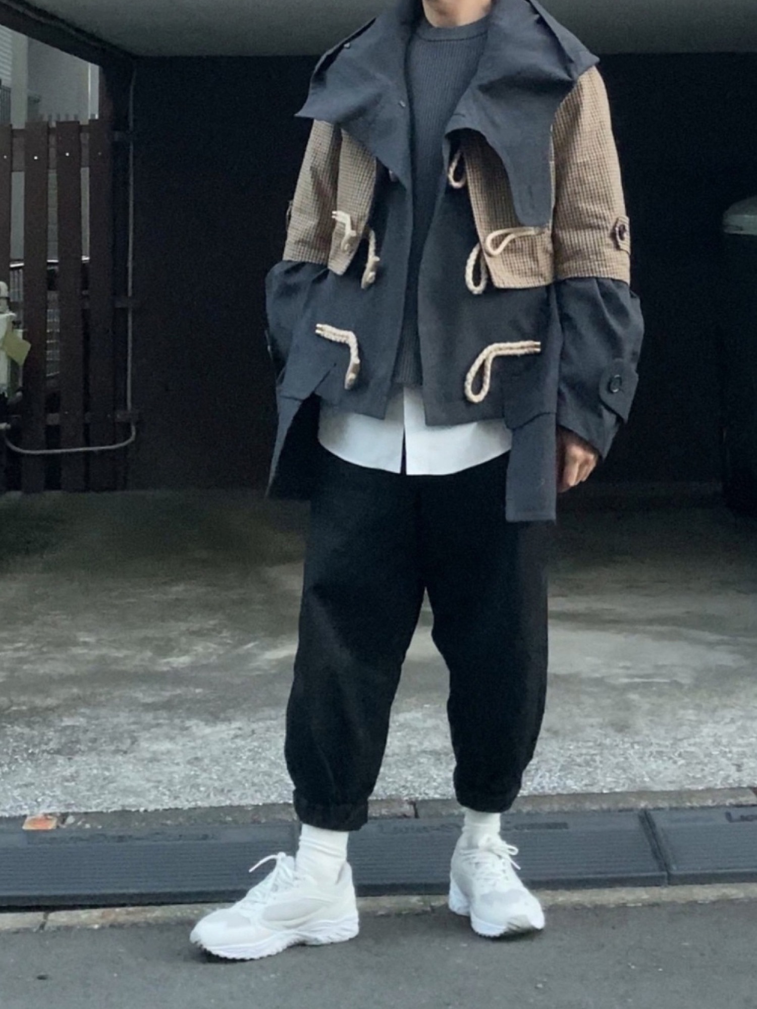 kolorのダッフルコートを使った人気ファッションコーディネート