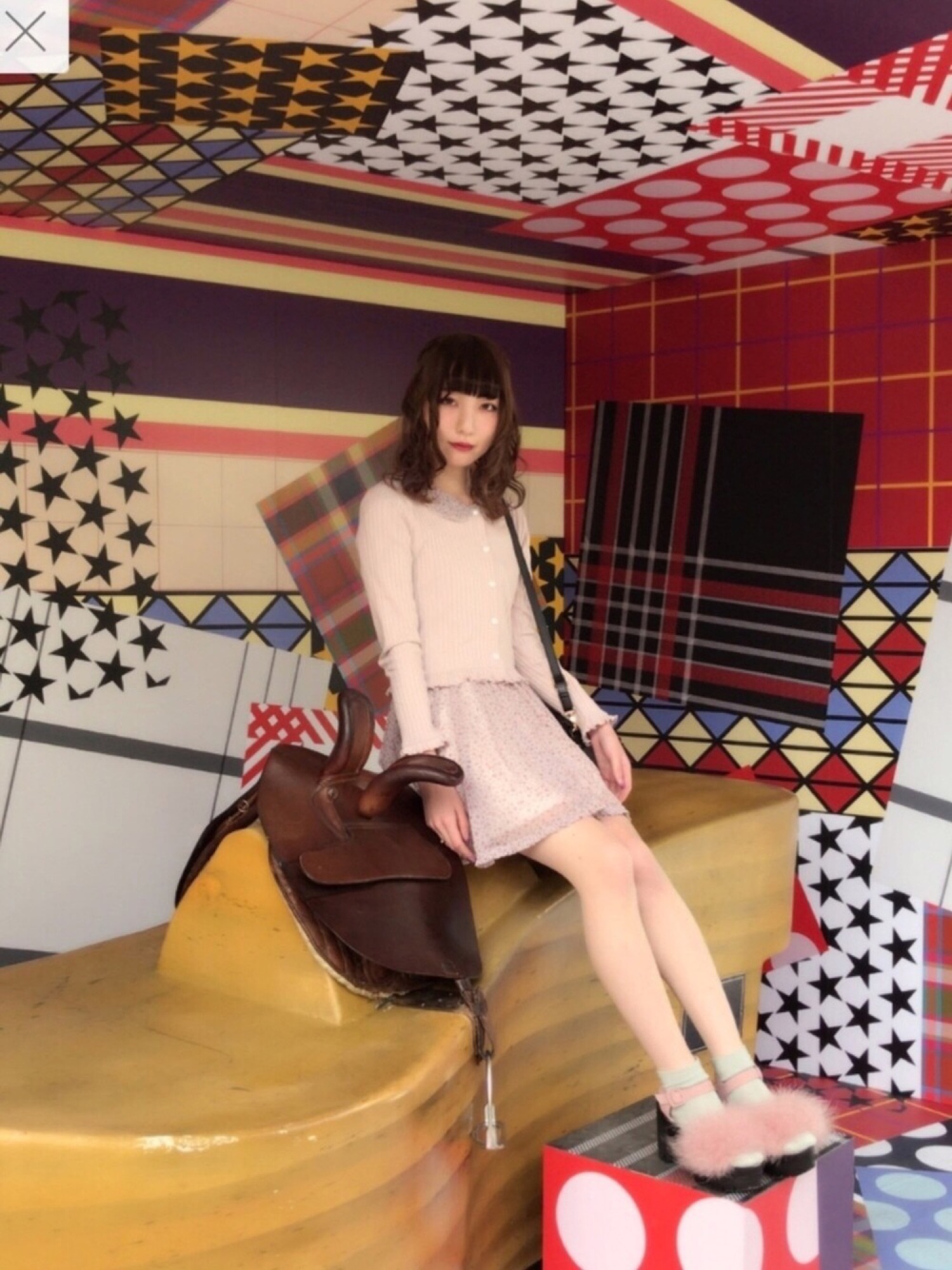 E hyphen bonbon フリルサッチェルバック E hyphen world gallery Bon Bon（イーハイフンワールドギャラリー