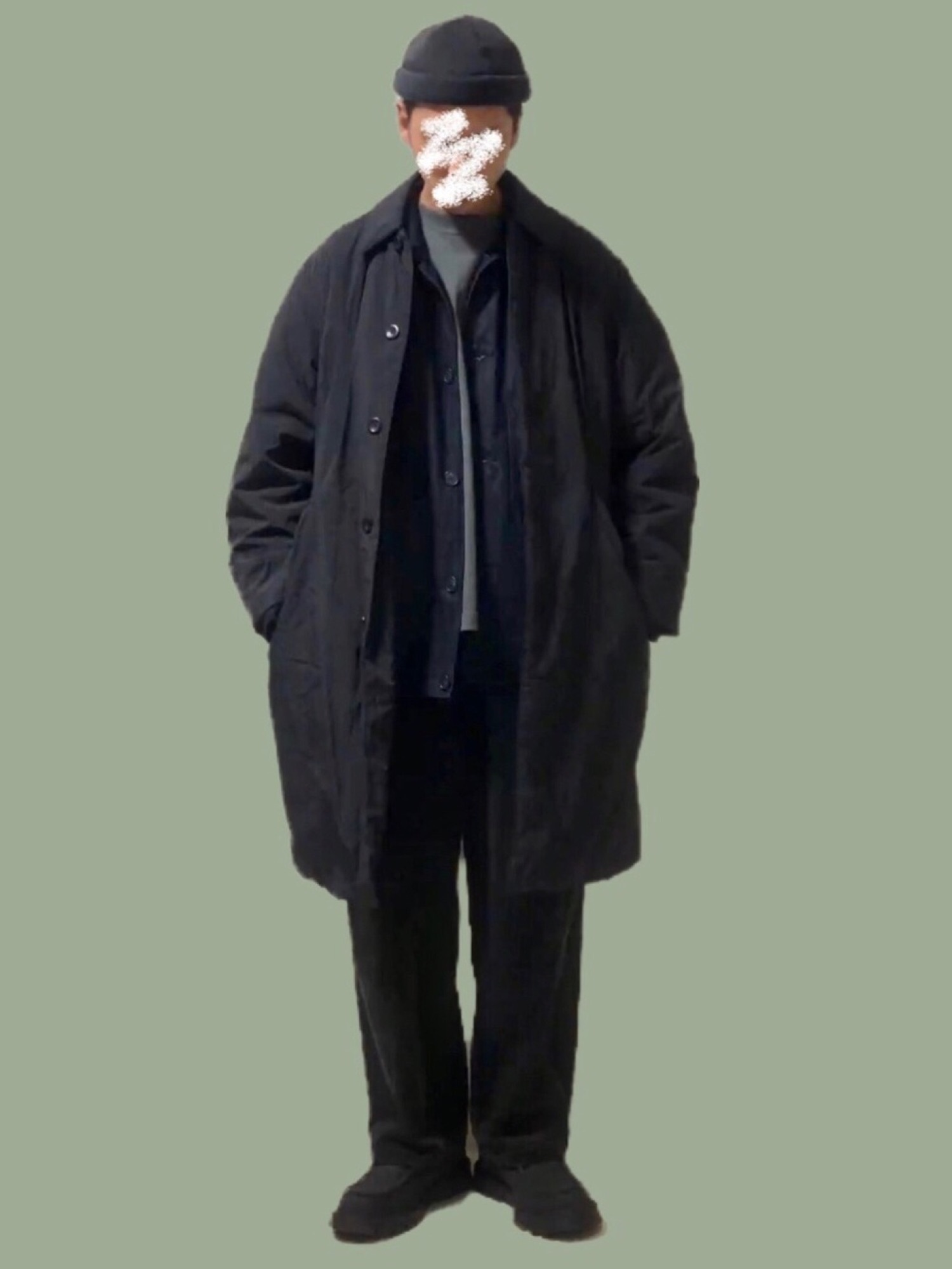 ZARAのアイテムを使った「オーバーサイズコート」のメンズ人気