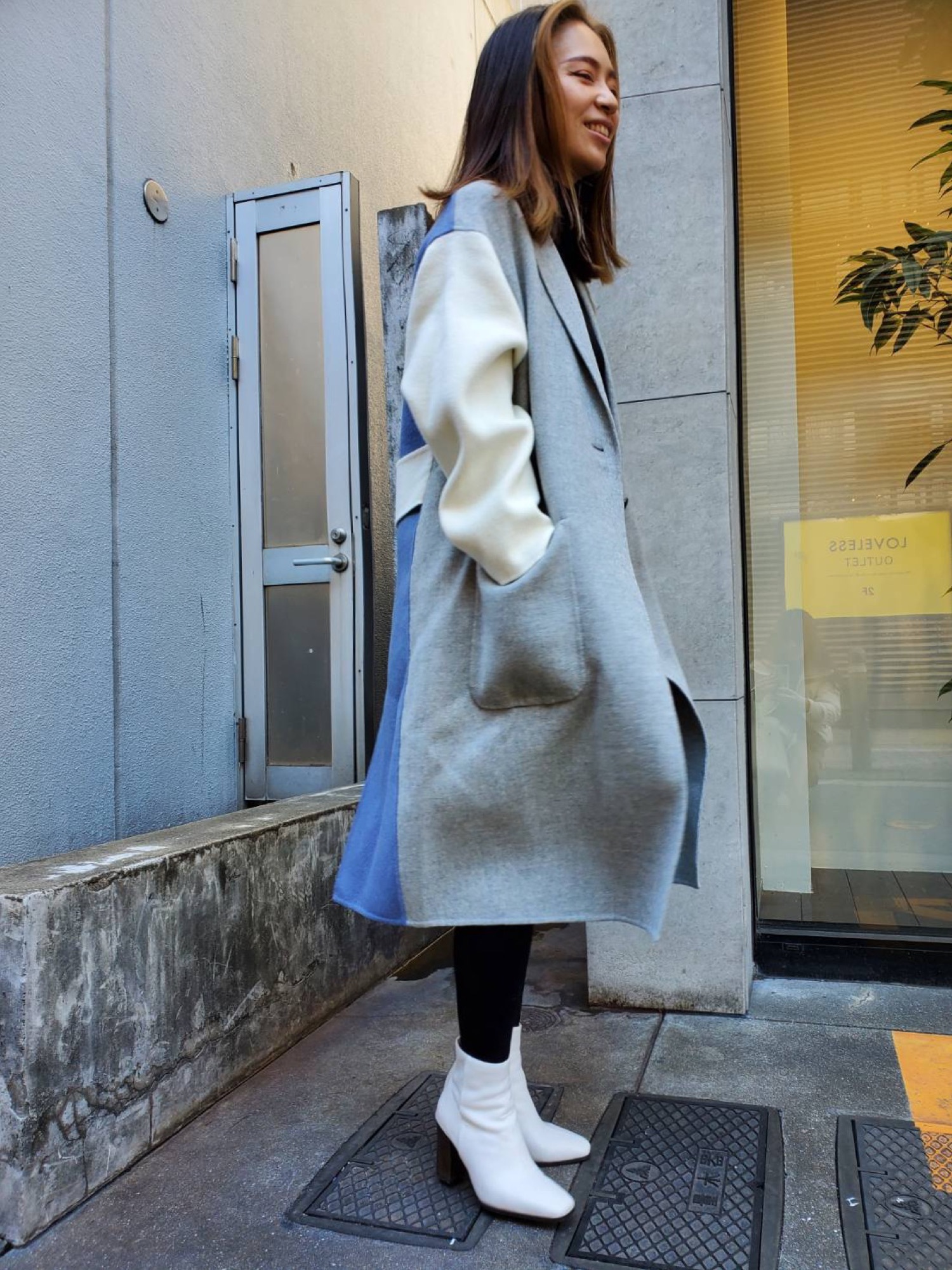 新品LOVELESS 松本まりかさん着用 ラブレスカラーブロック 新品LOVELESS 松本まりかさん着用 ラブレスカラーブロック