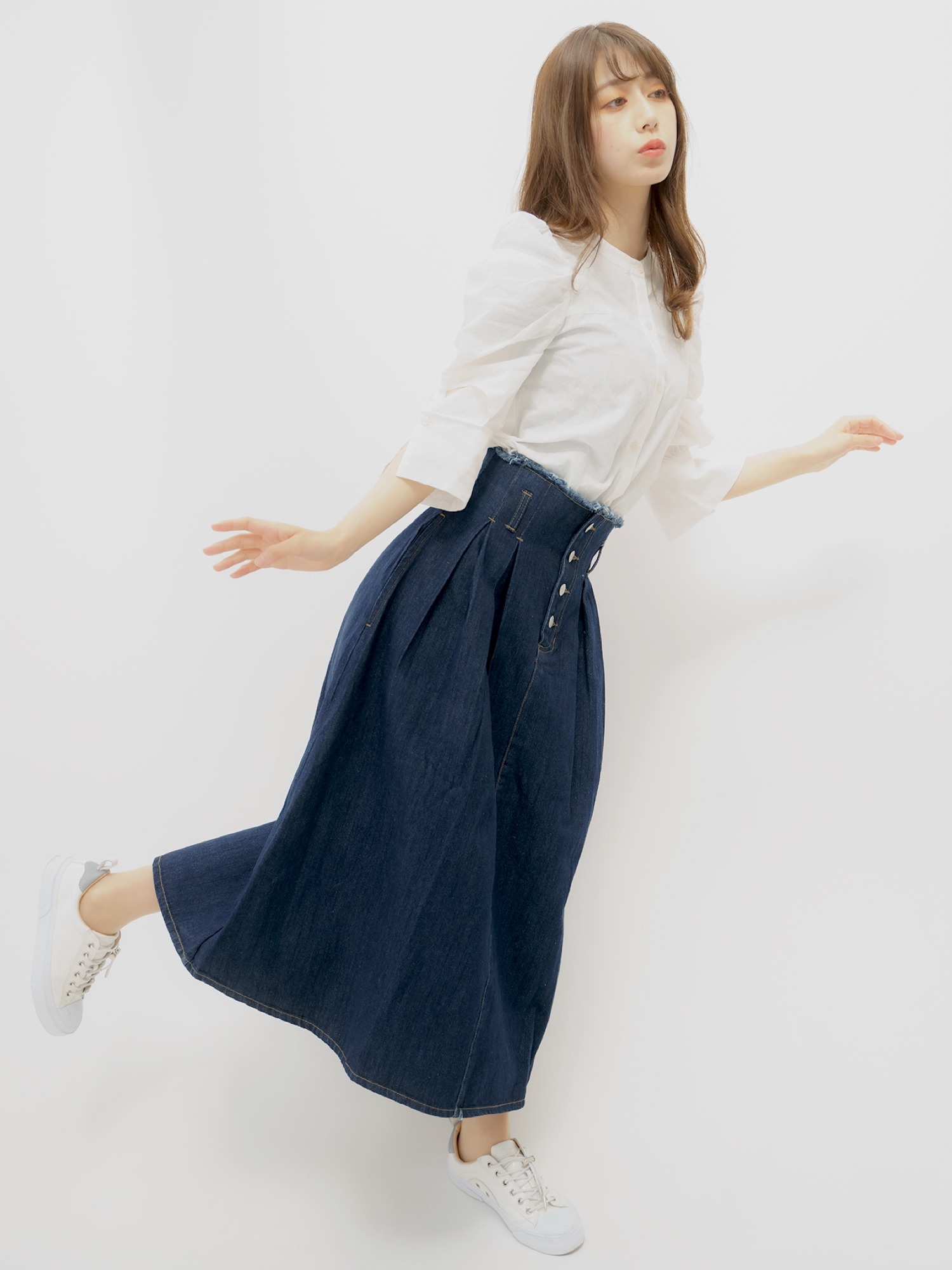 【海月】スナイデル　ニットベストセットブラウス SNIDEL（スナイデル）の「ニットベストセットブラウス（ニット