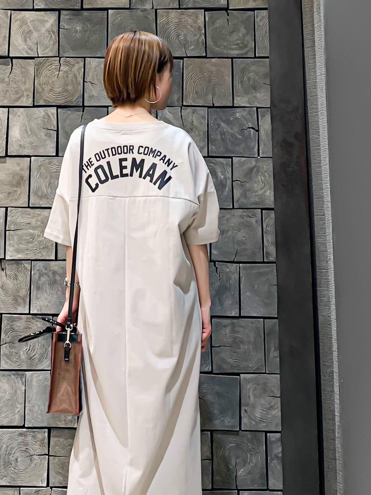 COLEMAN（コールマン）の「◇Coleman別注 バックロゴカットワンピース 
