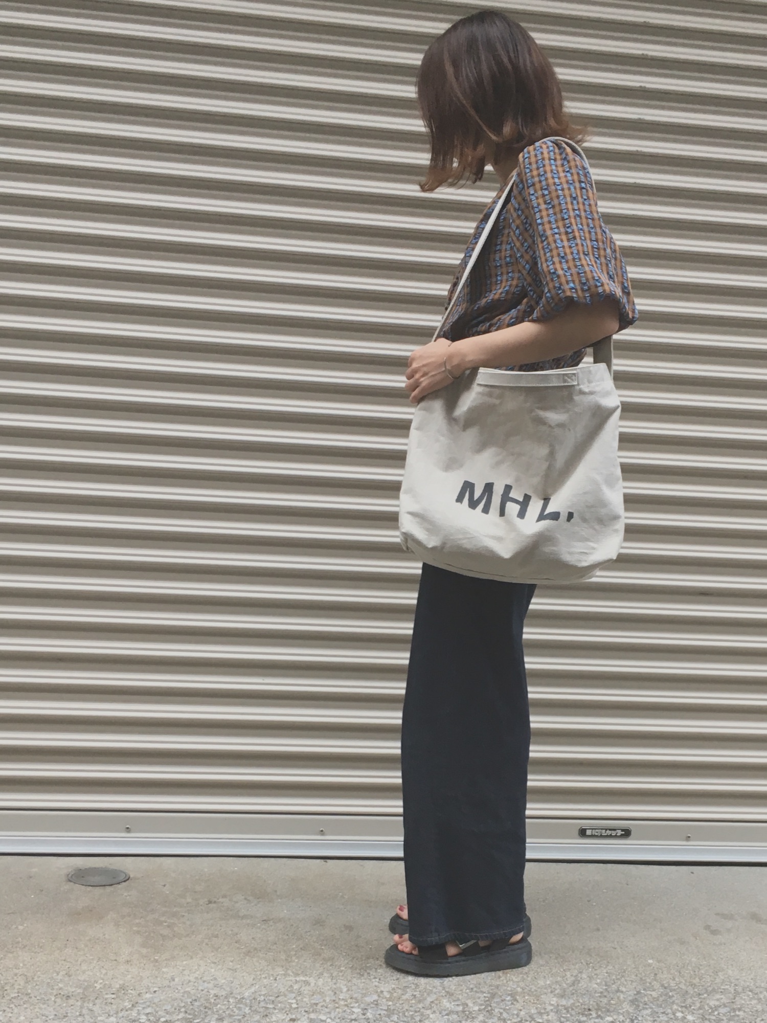 KBF - 新品♡KBF＊WEB限定 チェックプルオーバー  キャメル KBF - WEB限定 チェックプルオーバー の通販 by Im's shop