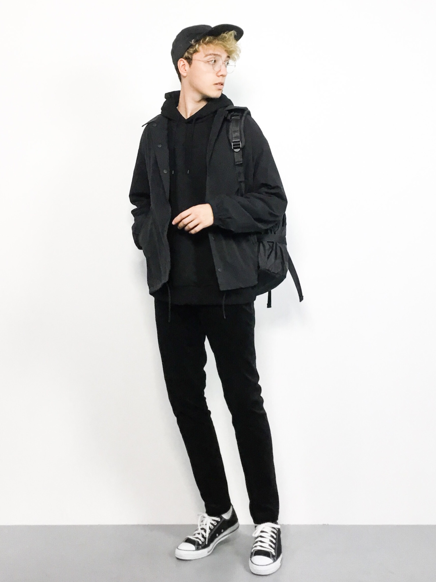 インナーパーカーとコーチジャケットがセットになったレイヤードジャケット インナーパーカーとコーチジャケットがセットになったレイヤード