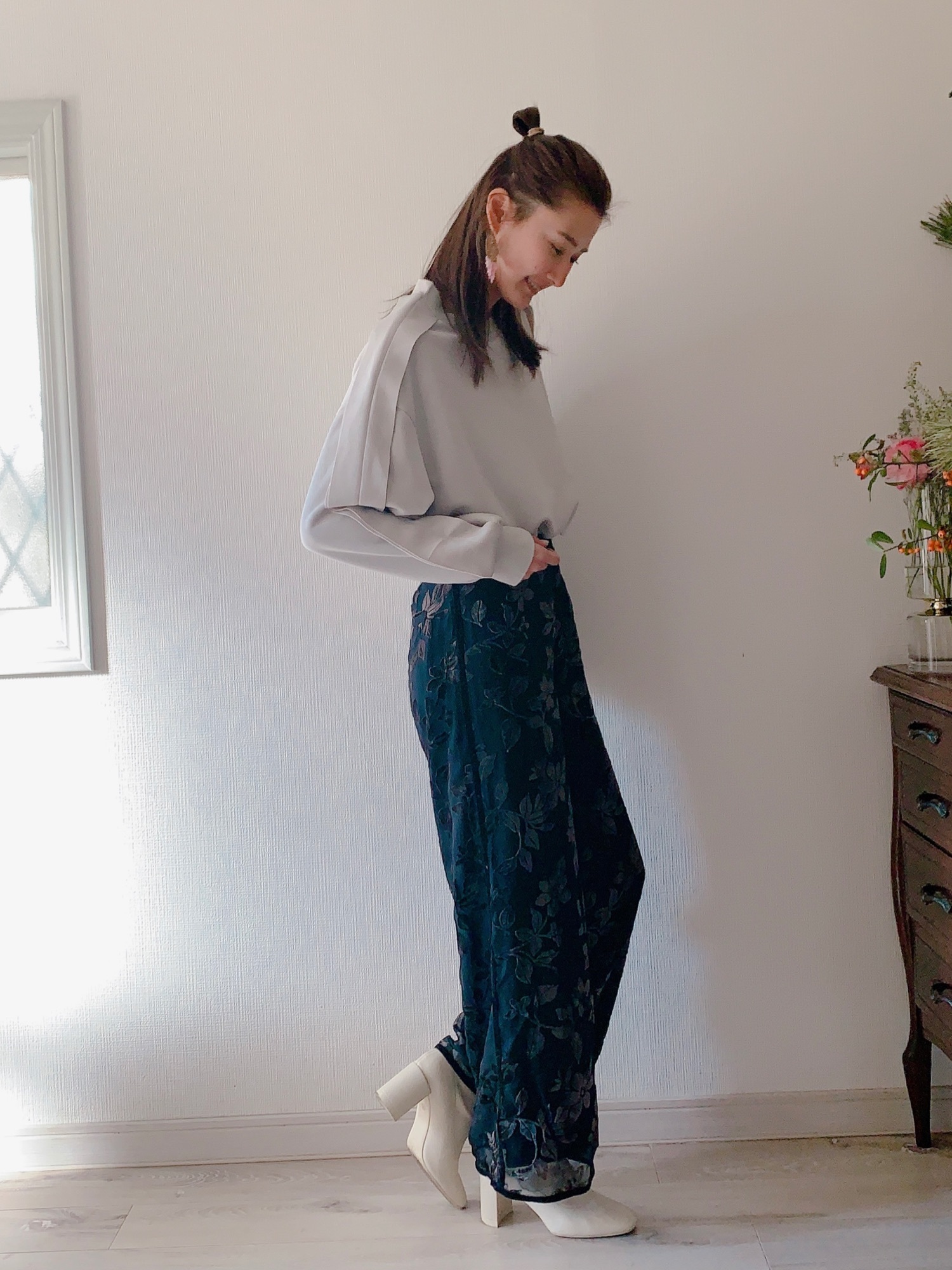 Ameri（アメリ）の「UNDRESSED LUNA OPAL WIDE PANTS（その他パンツ